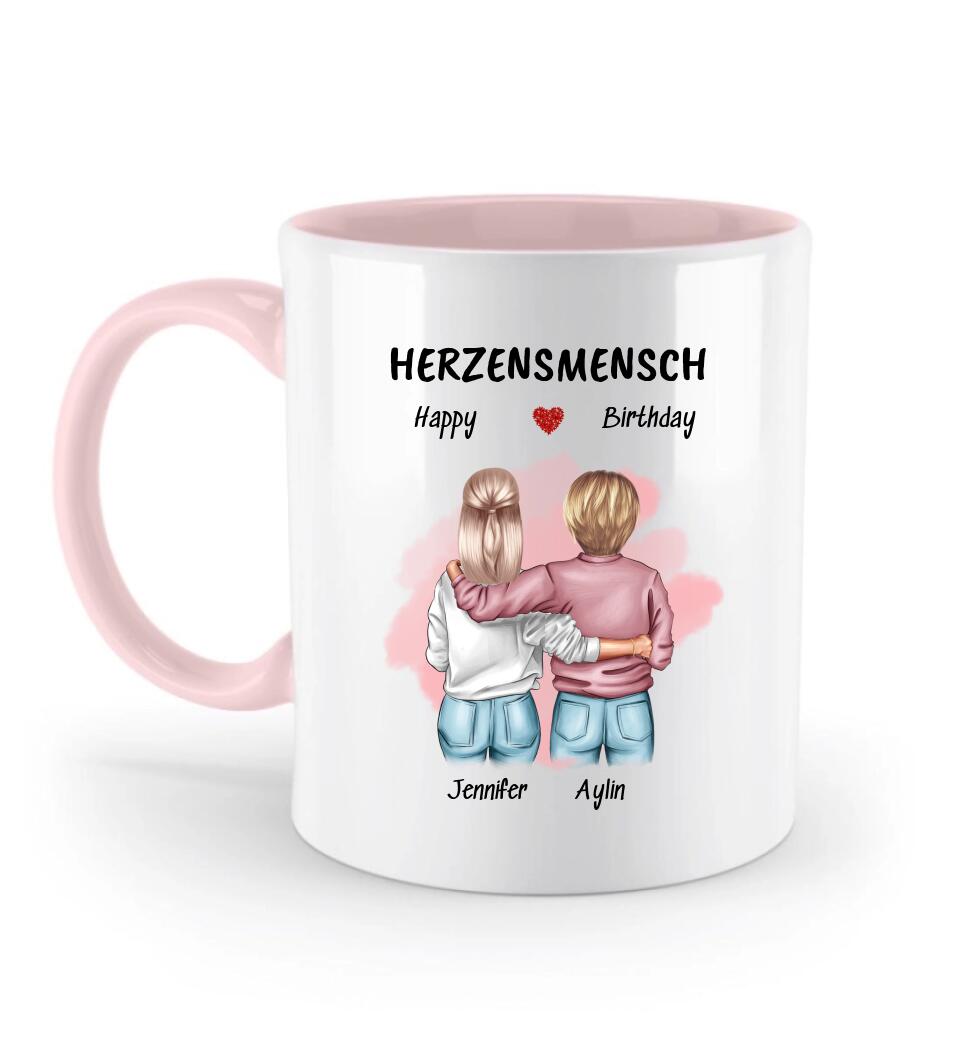 Herzensmensch Tasse Geschenk personalisiert - Cantty