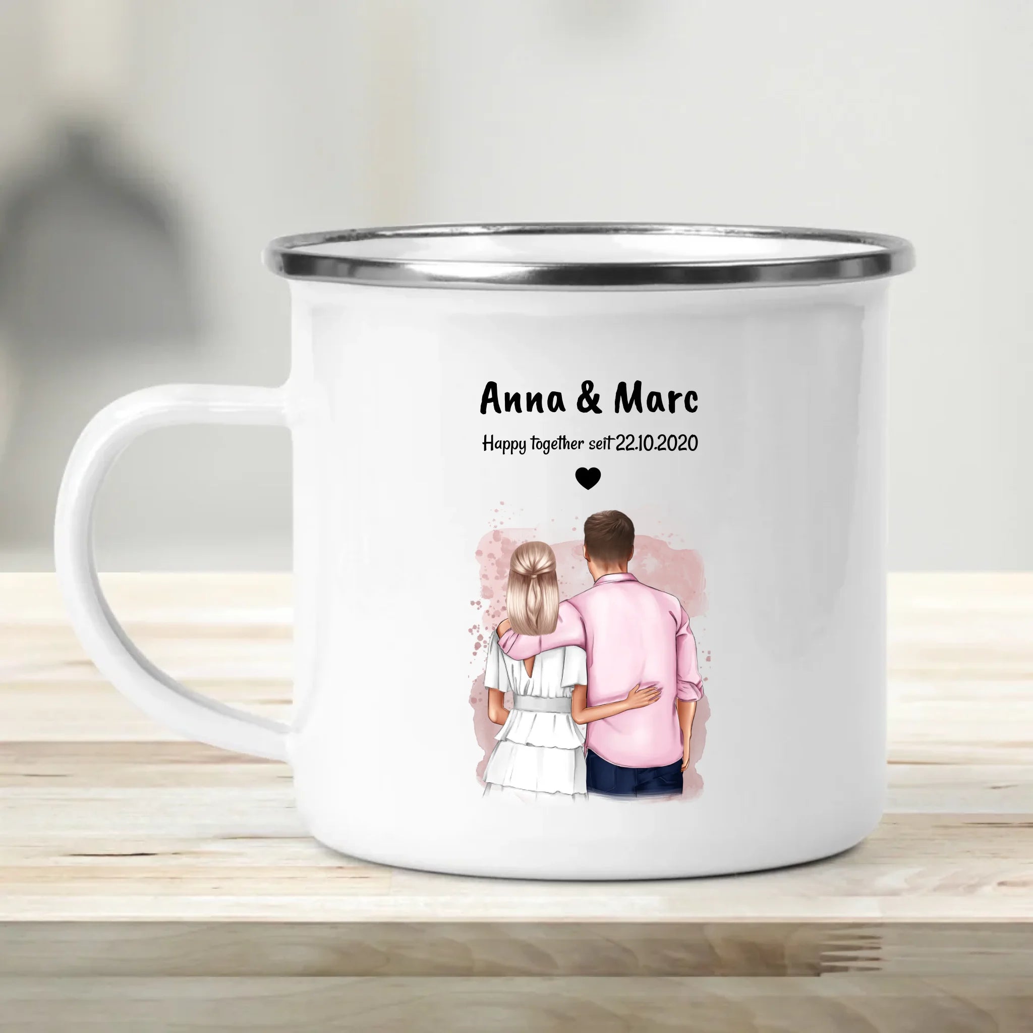 Hochzeitstag Tasse Geschenk personalisiert - Cantty