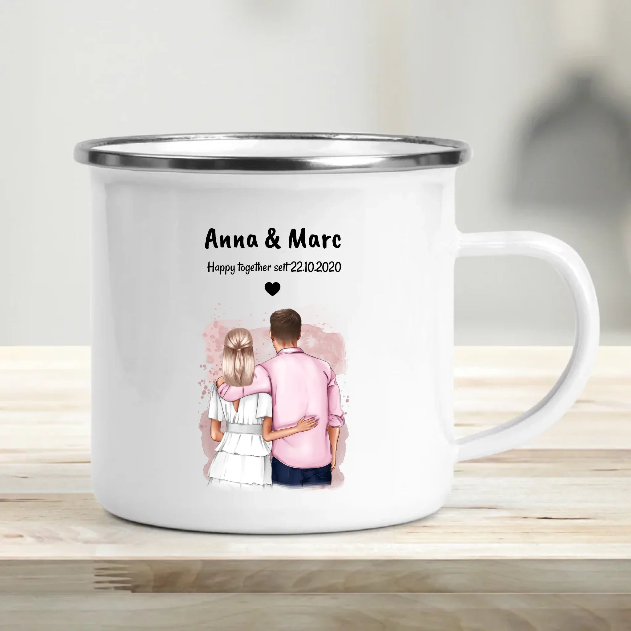 Hochzeitstag Tasse Geschenk personalisiert - Cantty