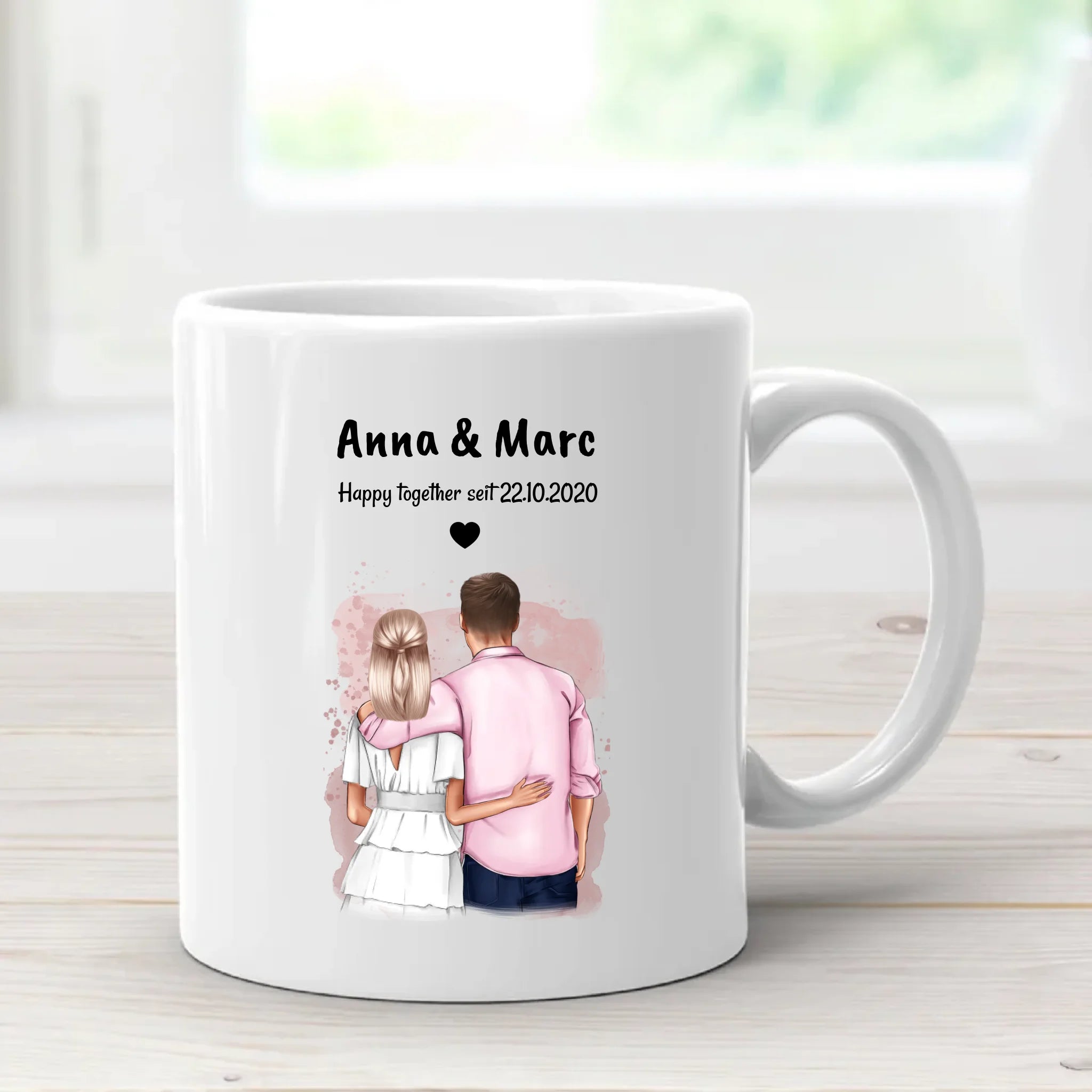 Hochzeitstag Tasse Geschenk personalisiert - Cantty