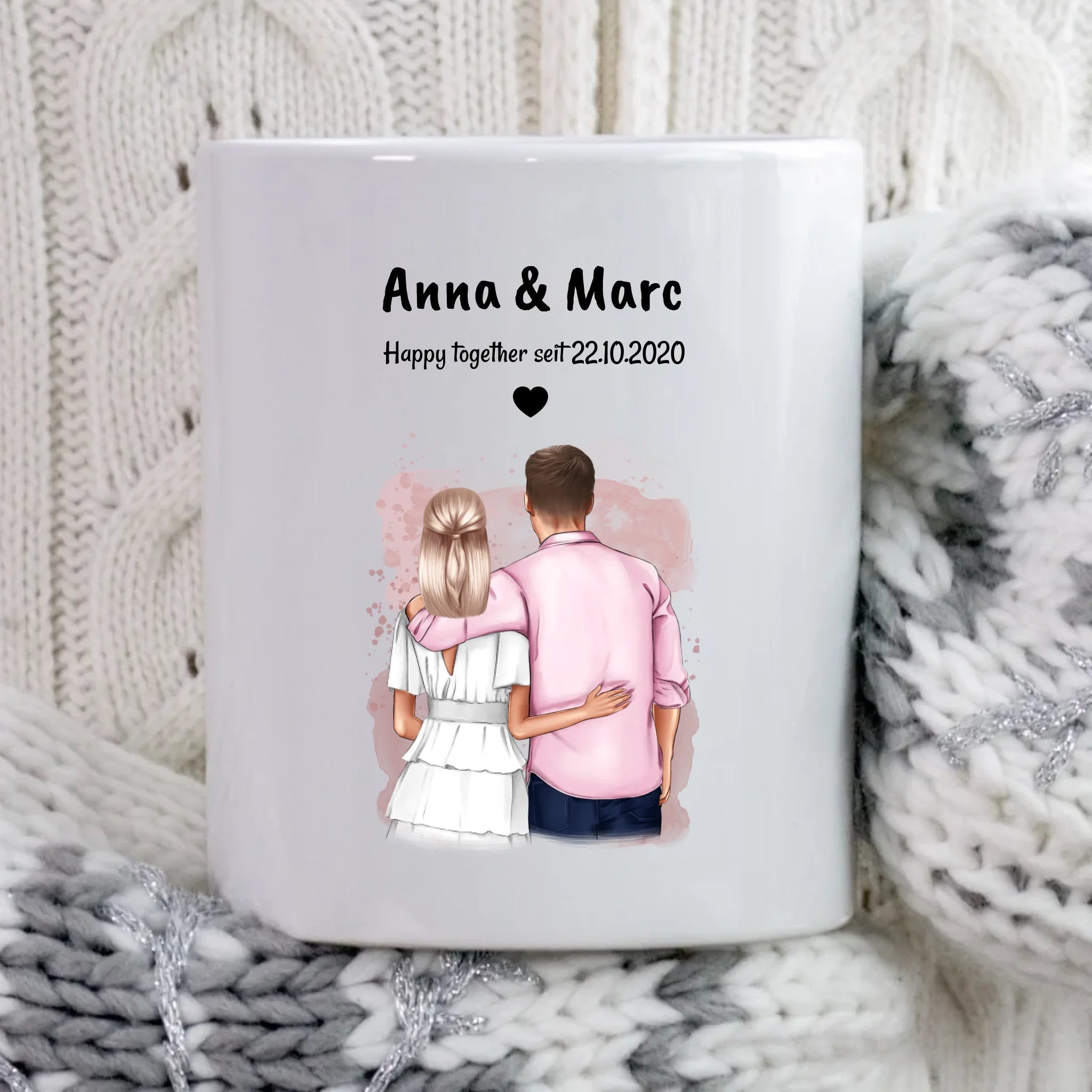 Hochzeitstag Tasse Geschenk personalisiert - Cantty