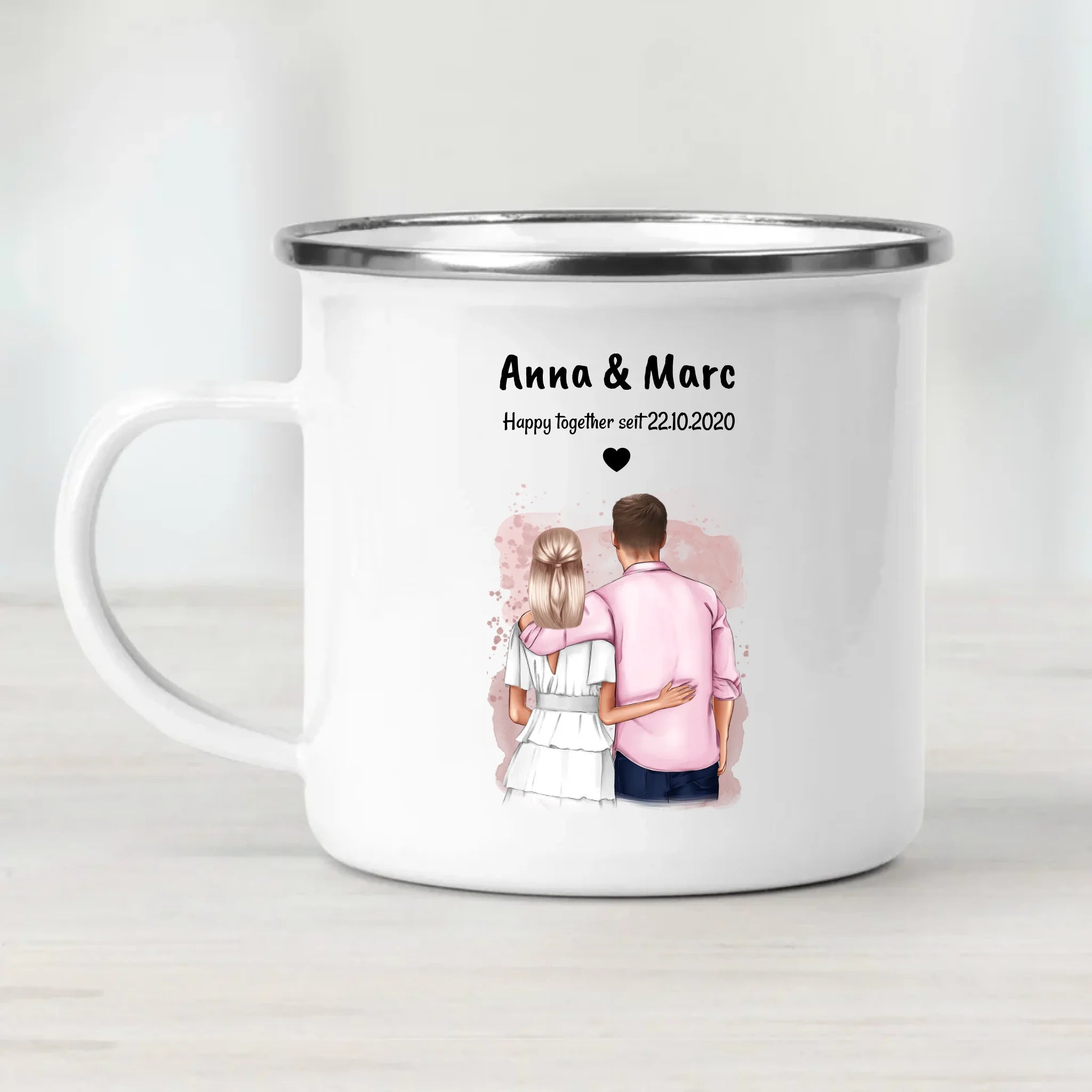 Hochzeitstag Tasse Geschenk personalisiert - Cantty