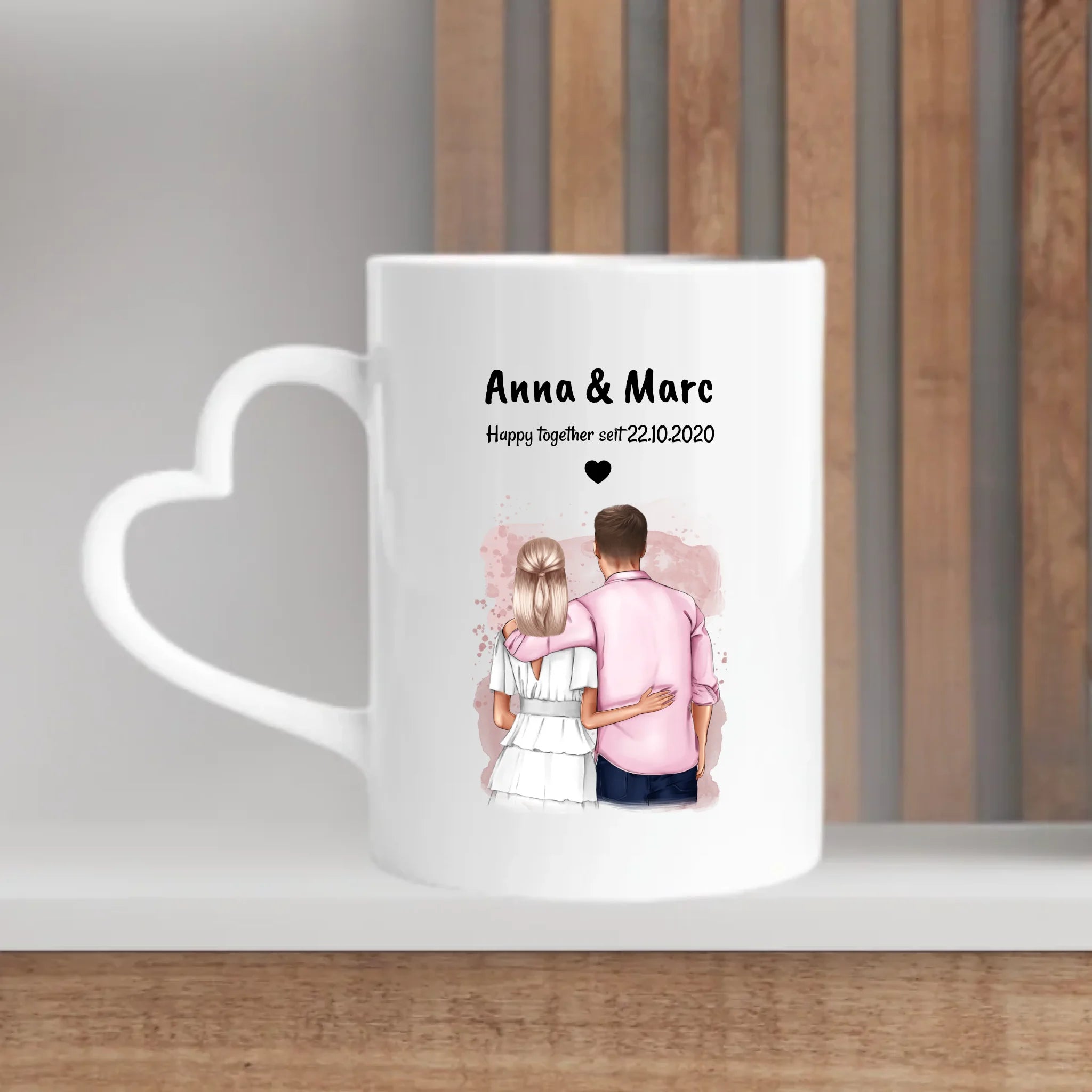 Hochzeitstag Tasse Geschenk personalisiert - Cantty