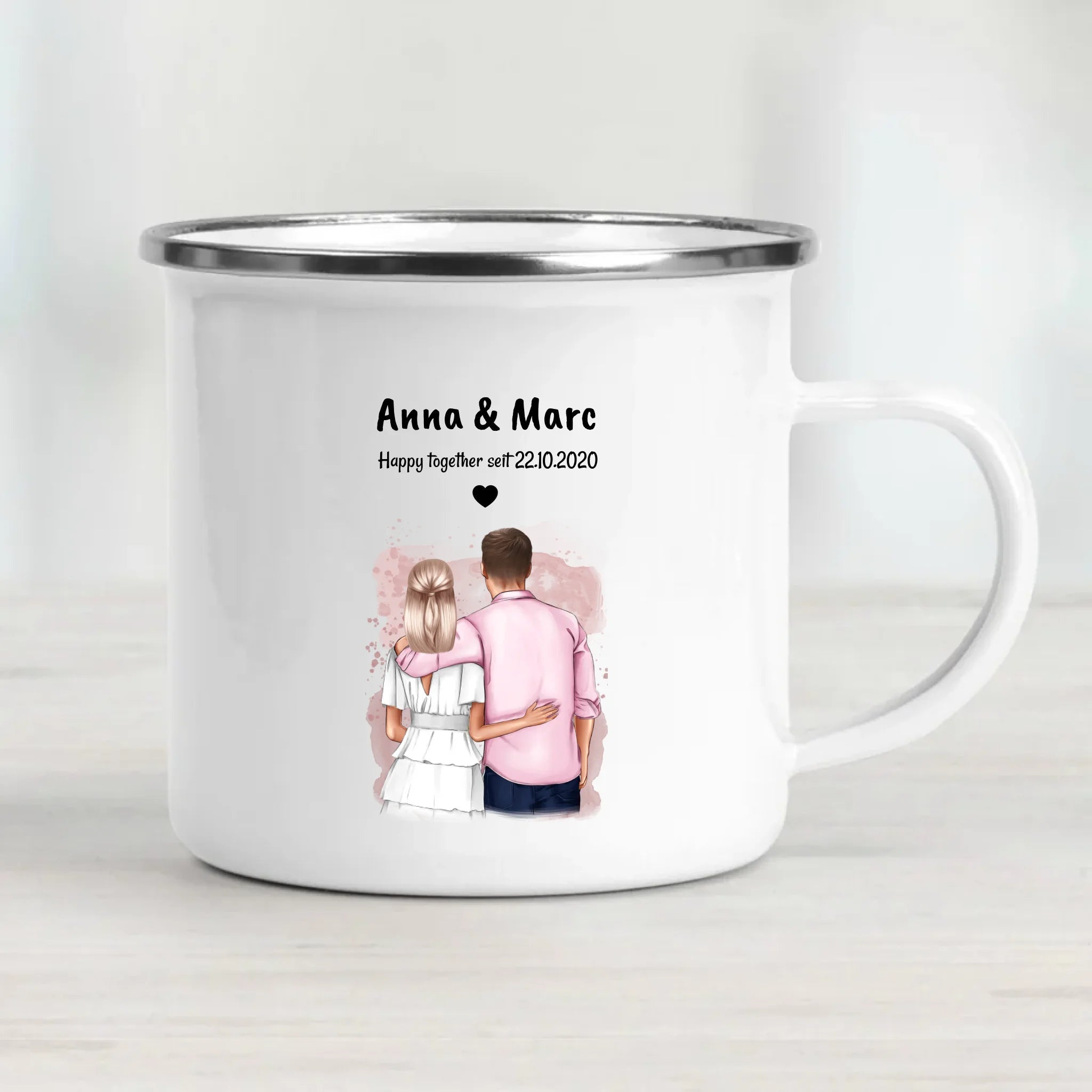 Hochzeitstag Tasse Geschenk personalisiert - Cantty
