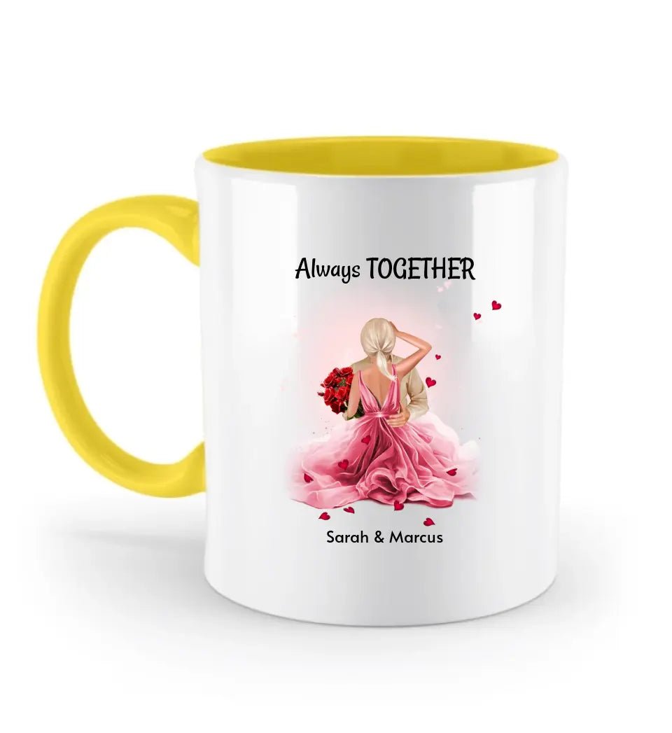 Jahrestagsgeschenk Tasse personalisiert für Frau - Cantty