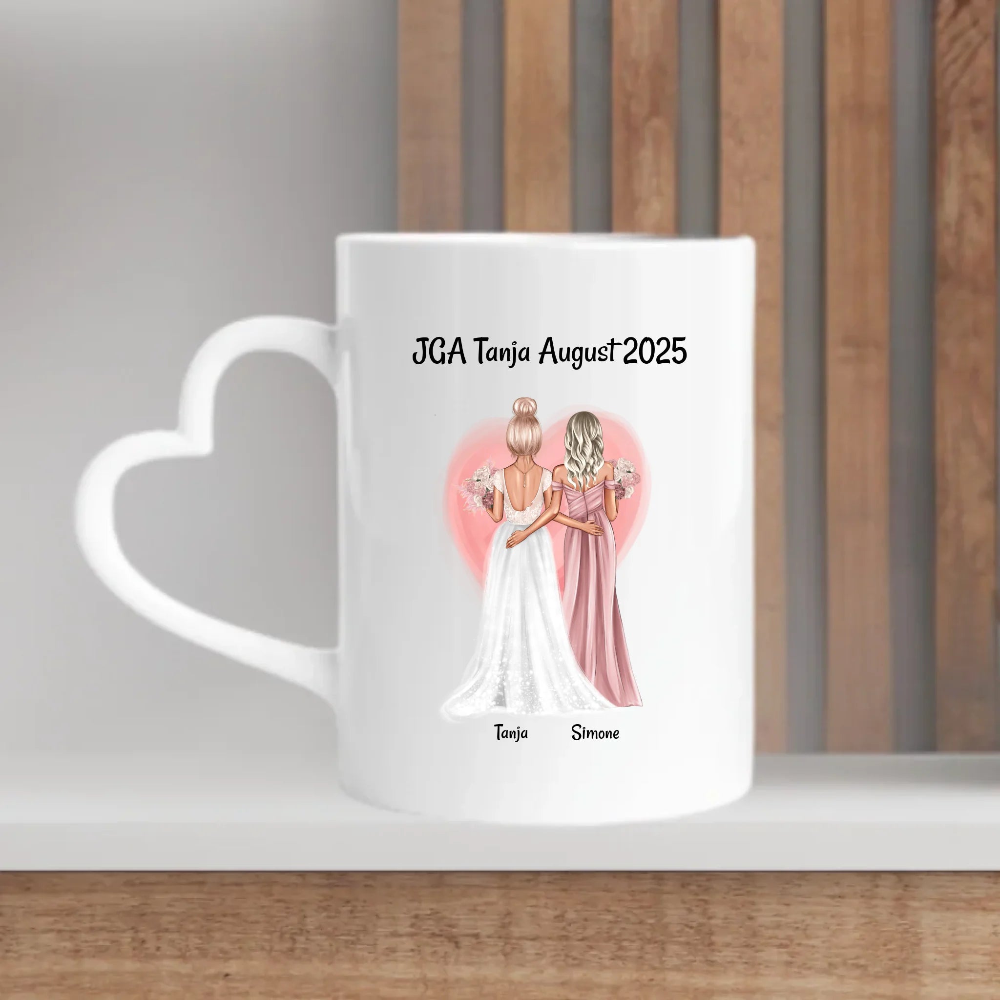 JGA Tasse Geschenk personalisiert 2 Freundinnen - Cantty