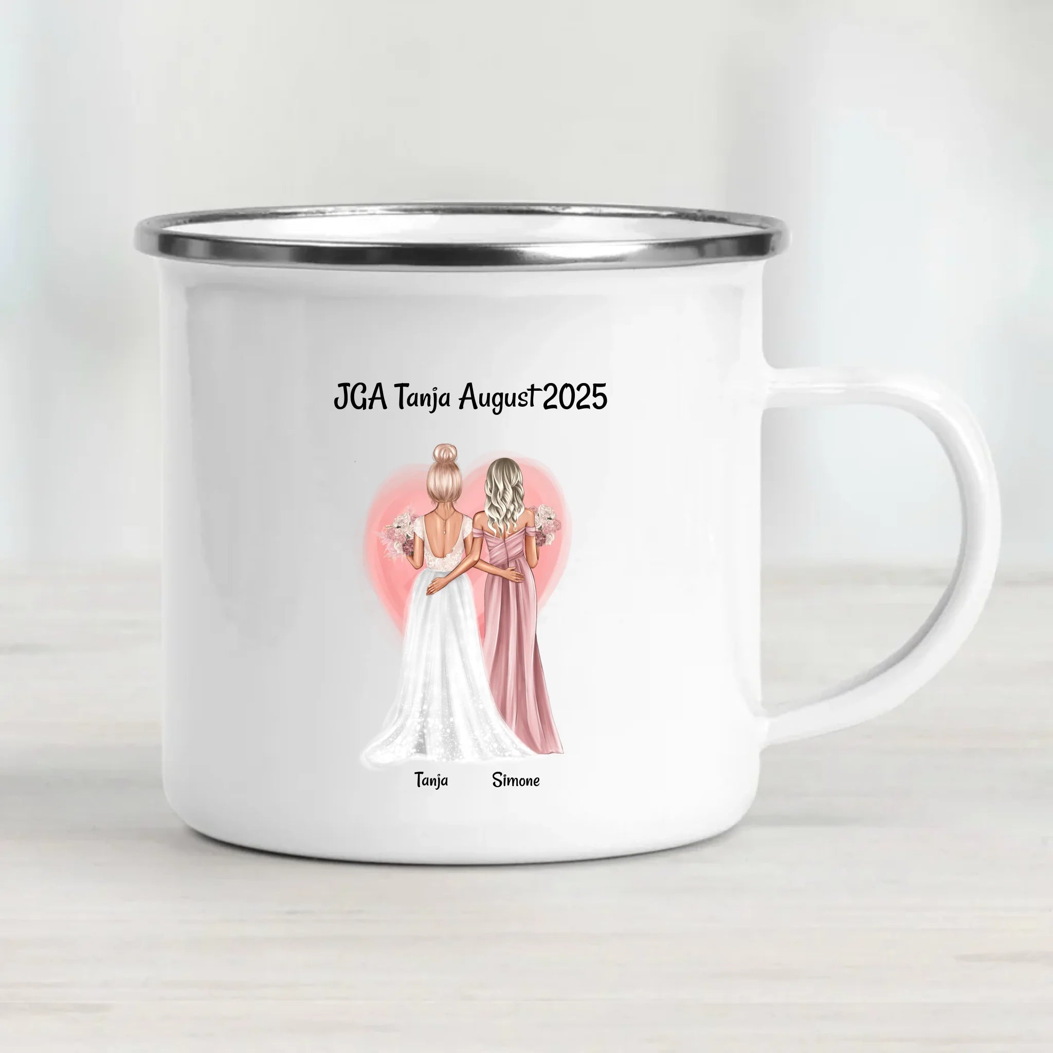 JGA Tasse Geschenk personalisiert 2 Freundinnen - Cantty