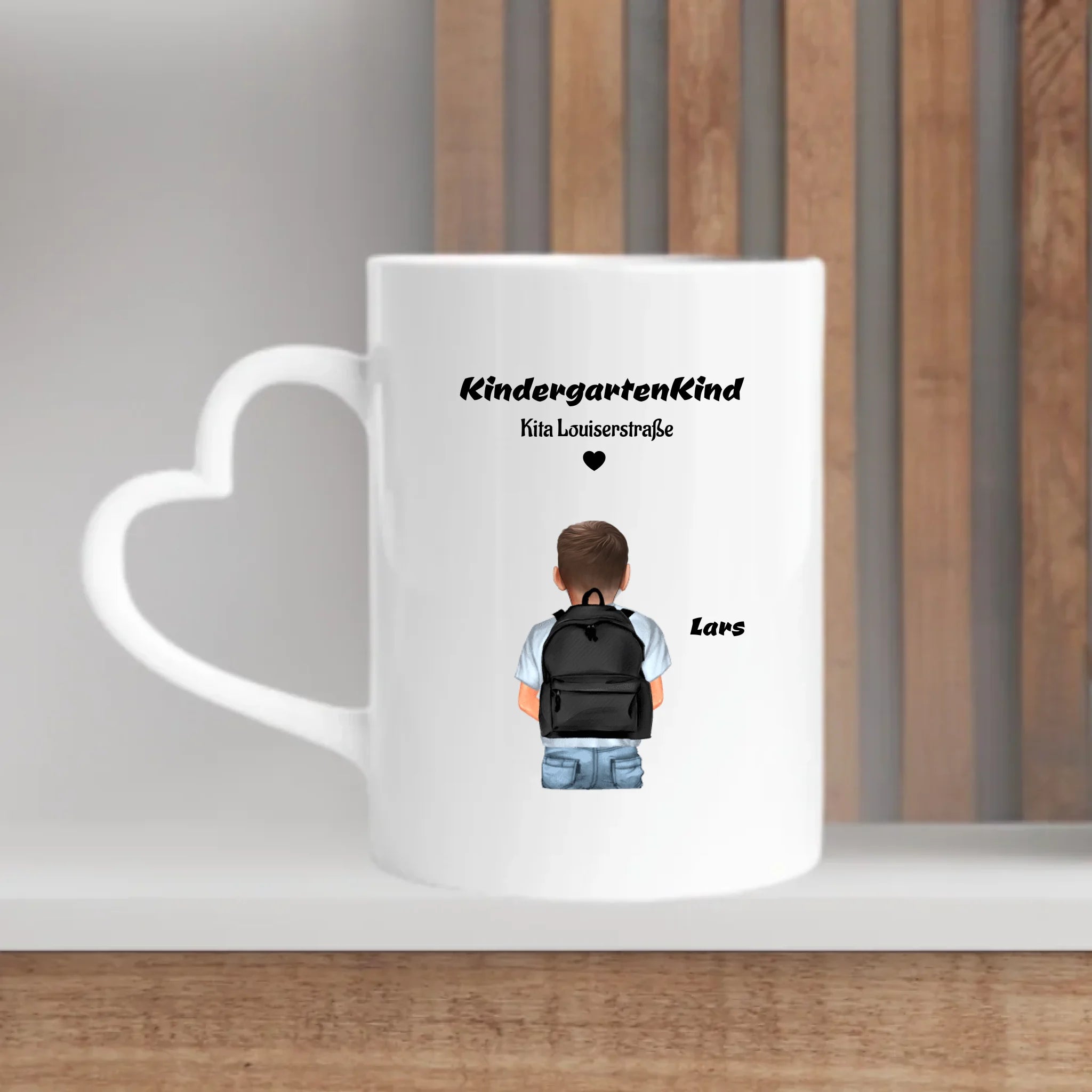 Junge Kindergartenkind Tasse personalisiert - Cantty