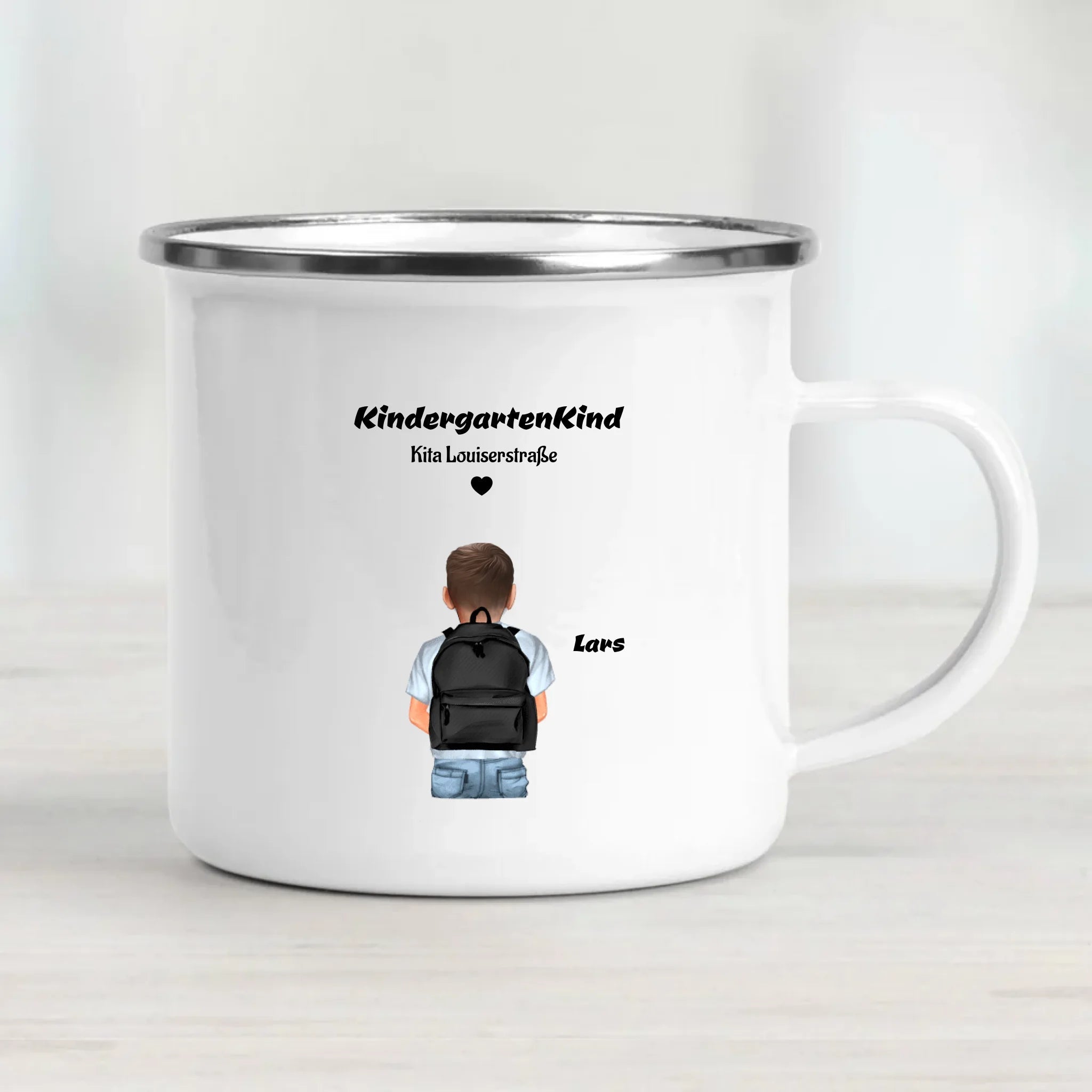 Junge Kindergartenkind Tasse personalisiert - Cantty
