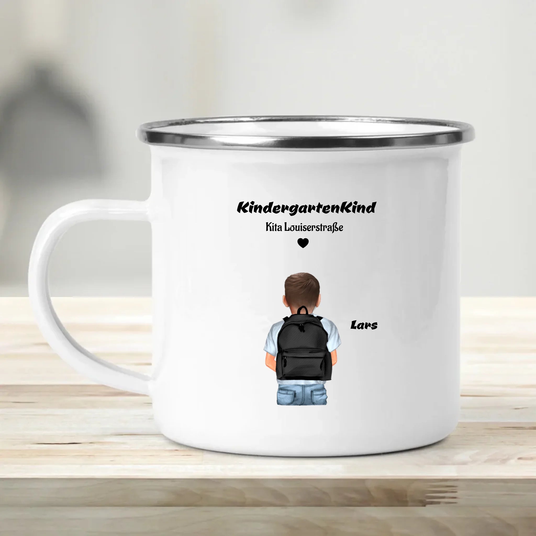 Junge Kindergartenkind Tasse personalisiert - Cantty