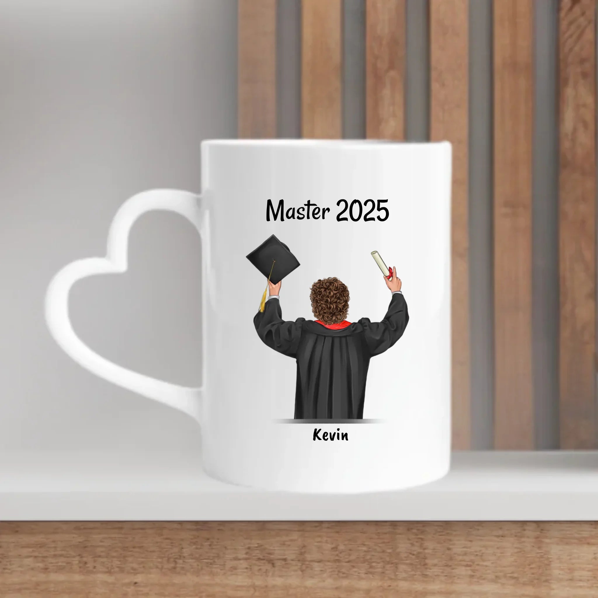 Junge Masterabschluss Tasse personalisiert - Cantty