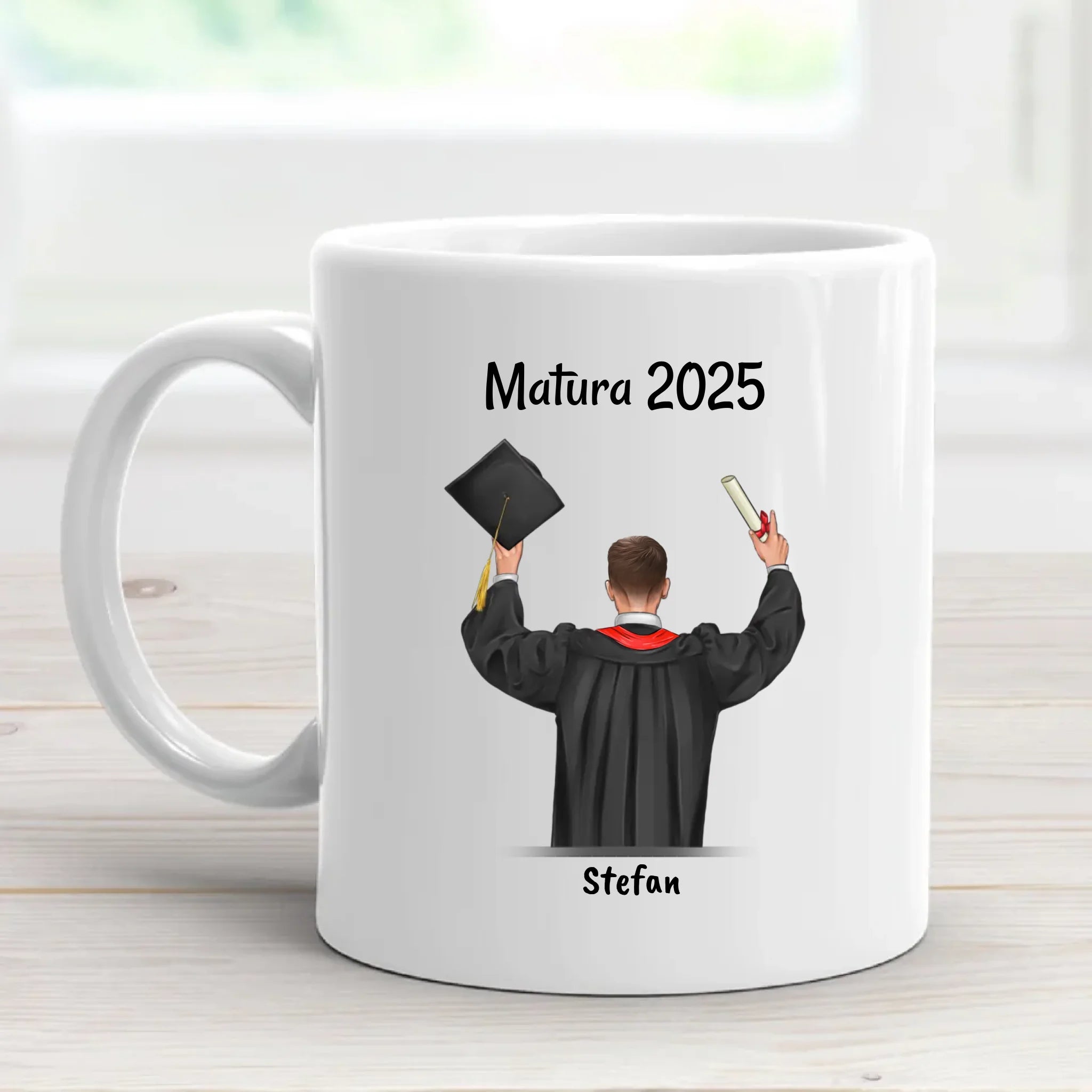 Junge Matura Abschluss Tasse Geschenk - Cantty