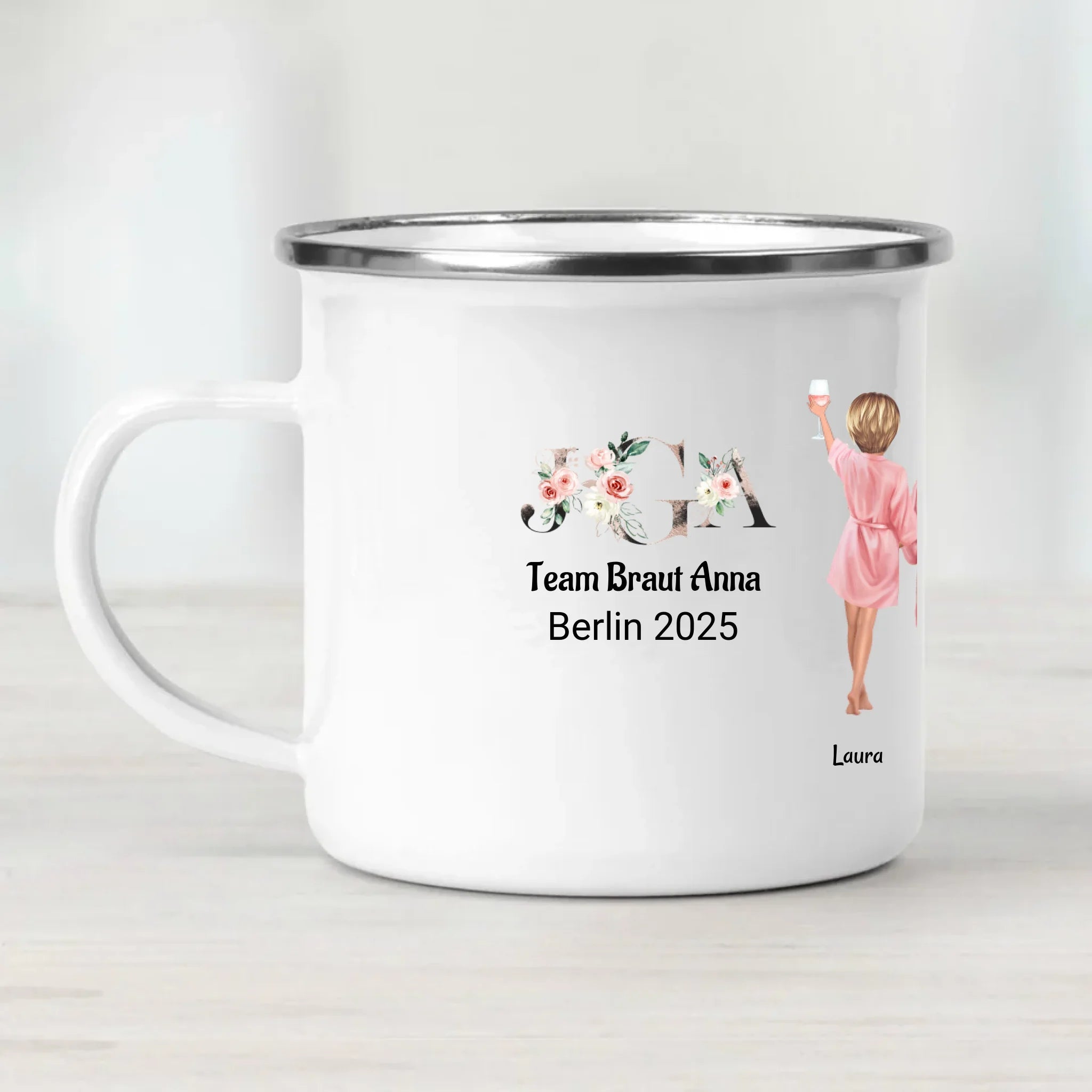 Junggesellinnenabschied JGA Tasse 3 - 9 Frauen Geschenk - Cantty