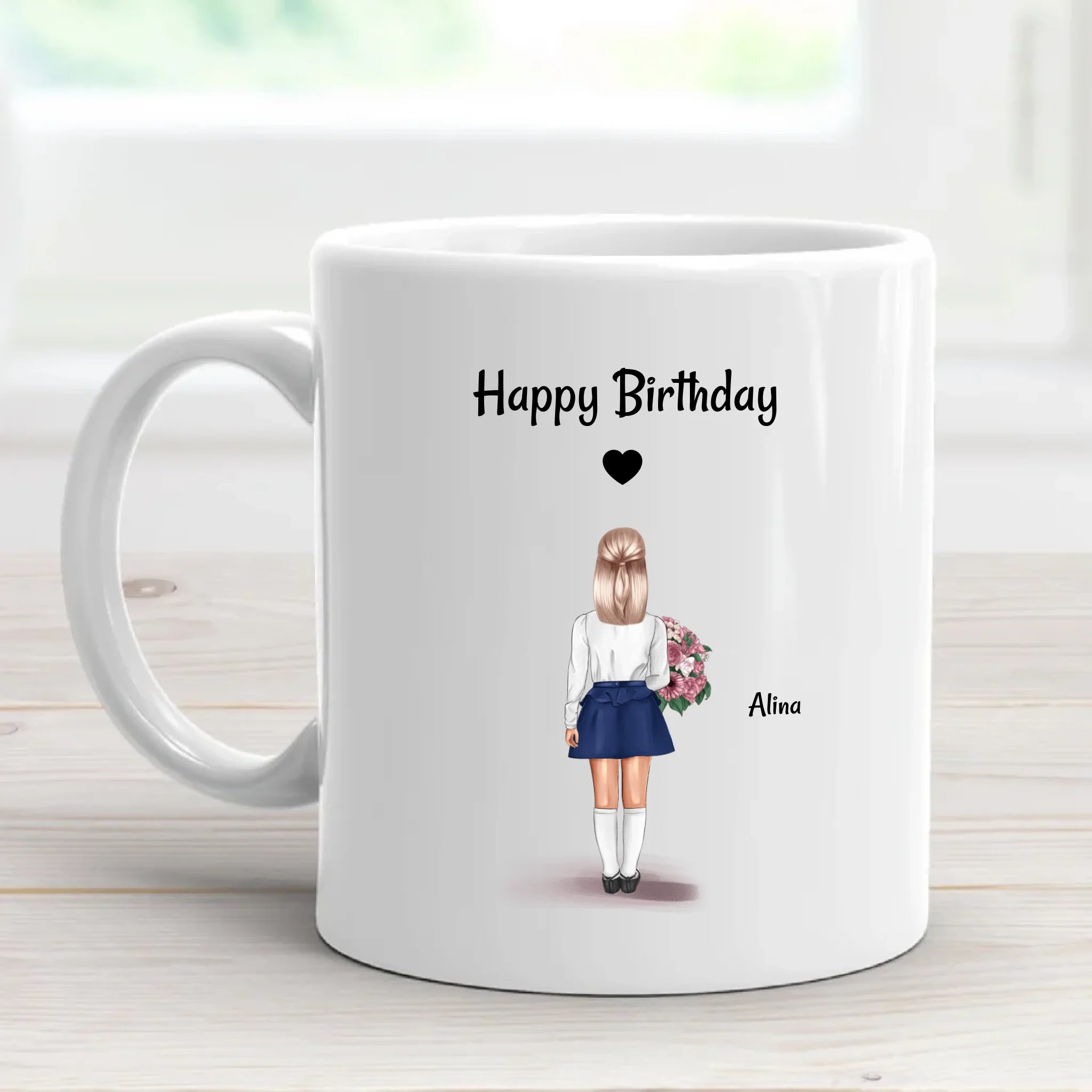 Kindergeburtstag Mädchen Geschenk Tasse Personalisiert - Cantty