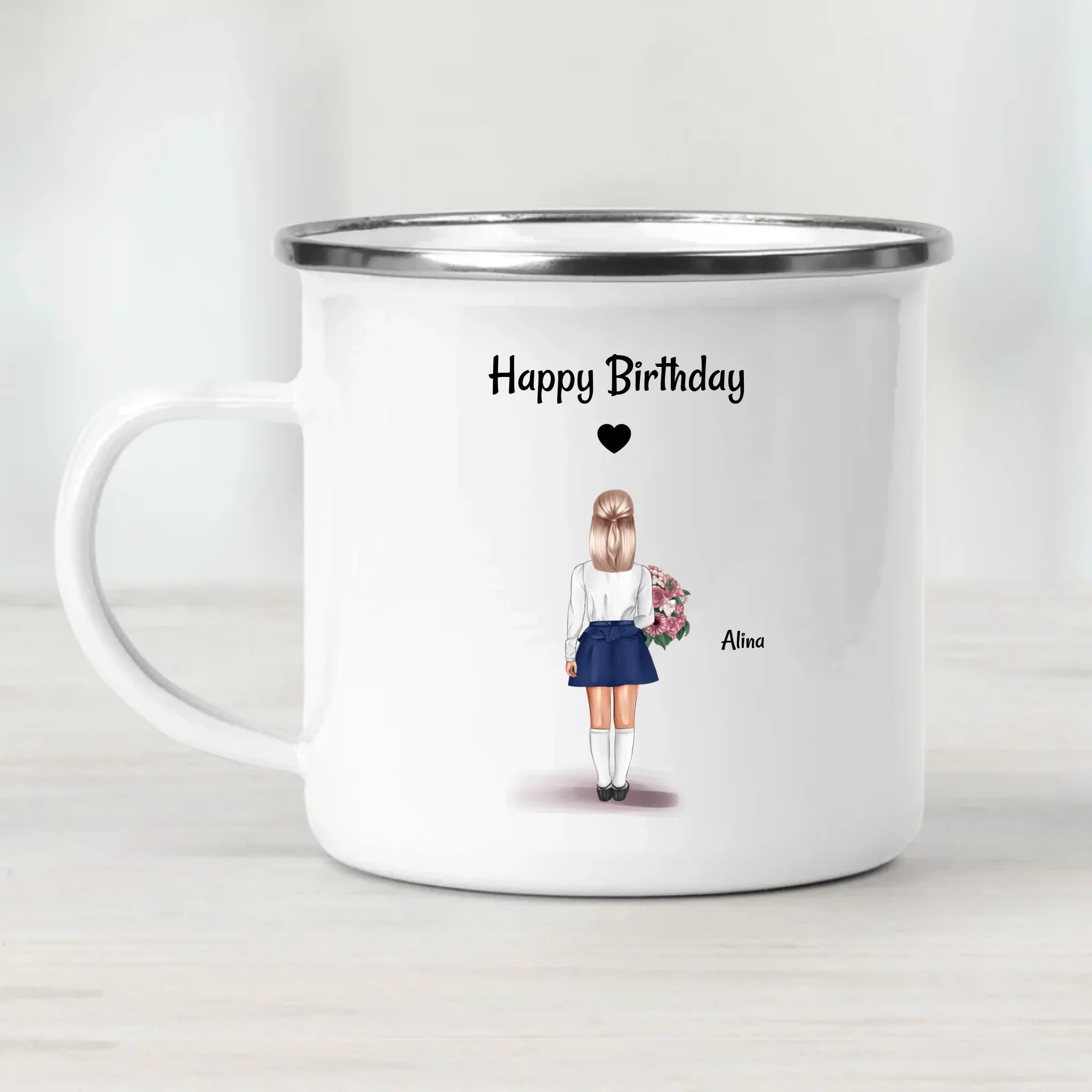 Kindergeburtstag Mädchen Geschenk Tasse Personalisiert - Cantty