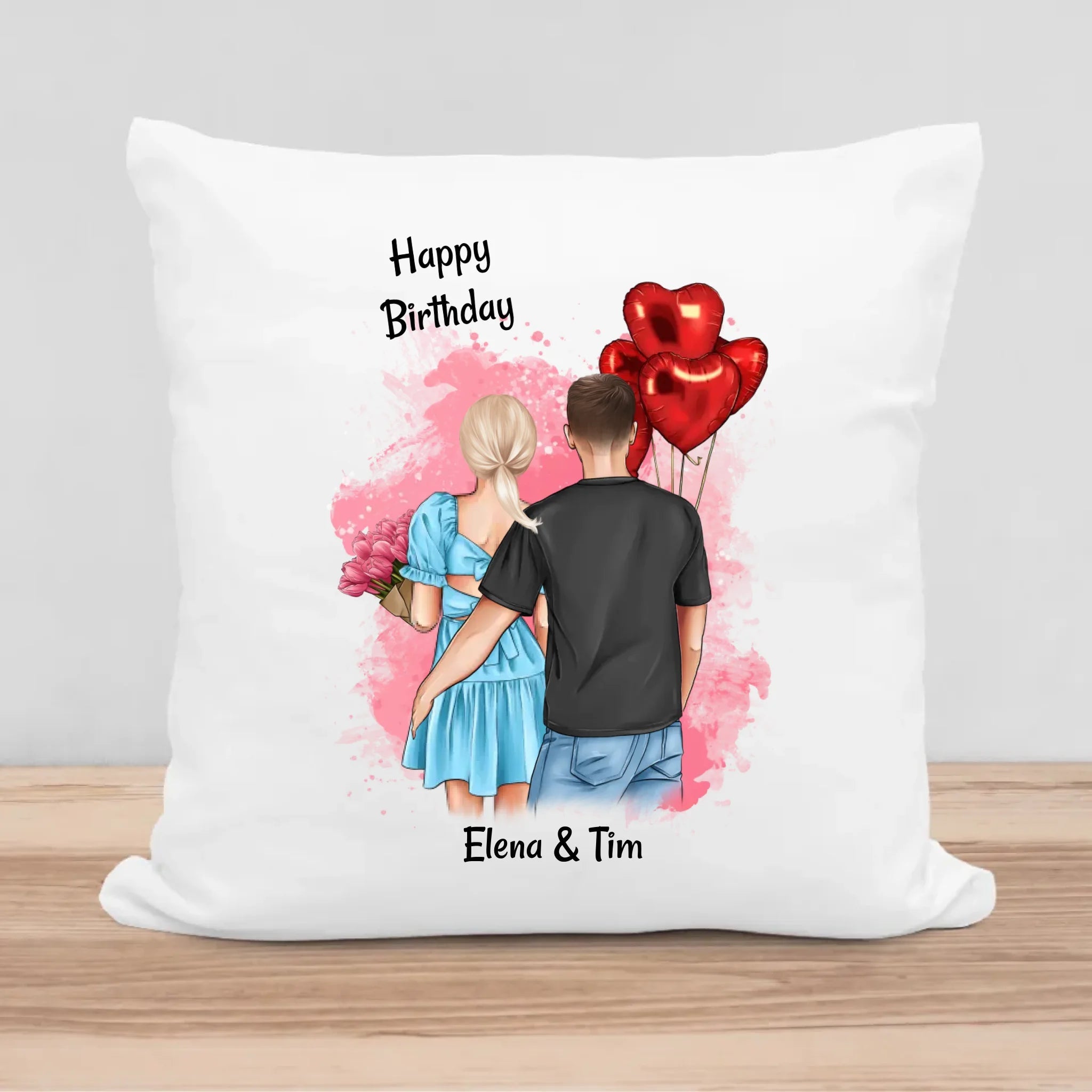 Kissen Geburtstagsgeschenk für Freundin gestalten - Cantty
