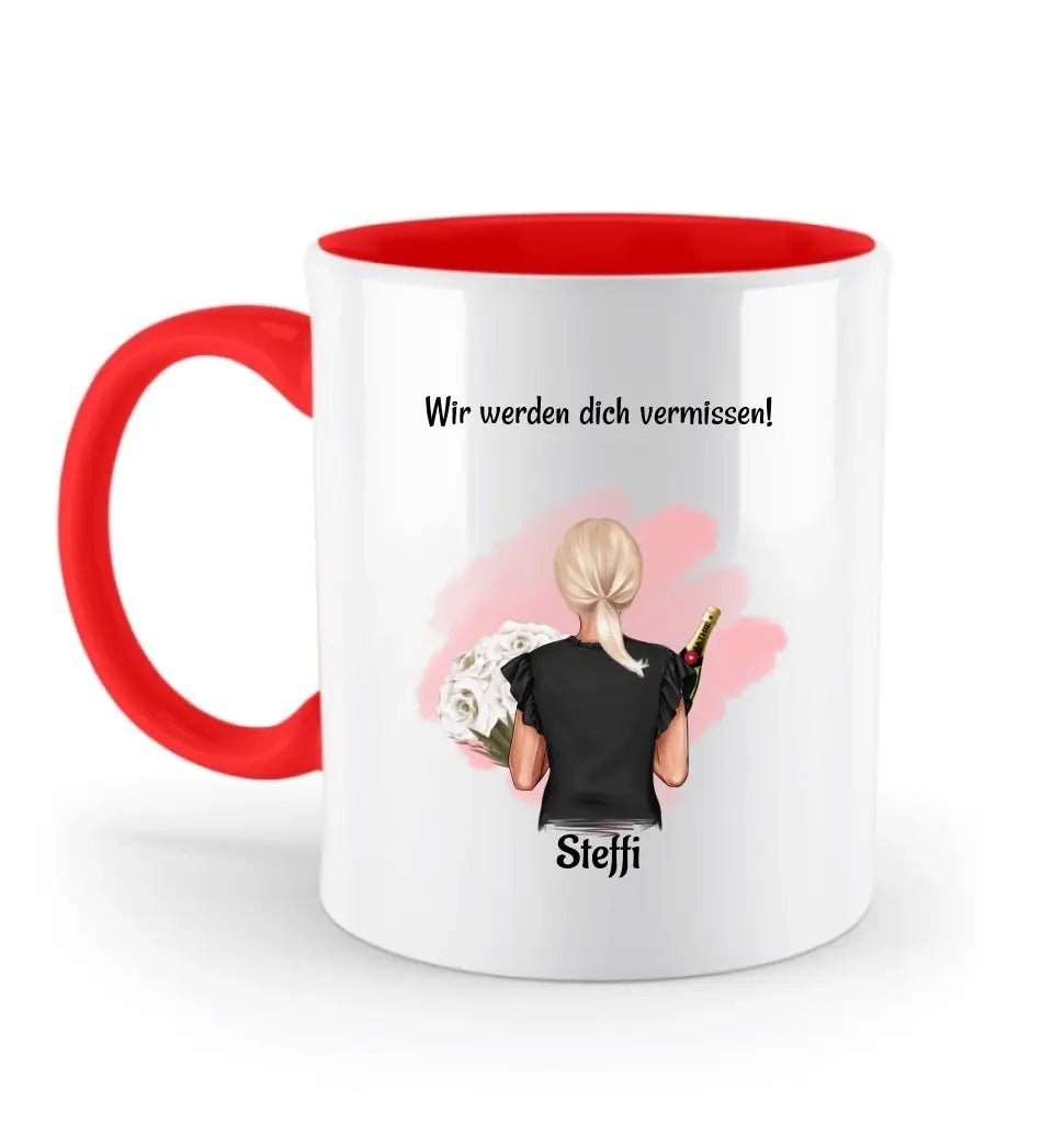 Kollegin Abschied Tasse Geschenk personalisiert - Cantty