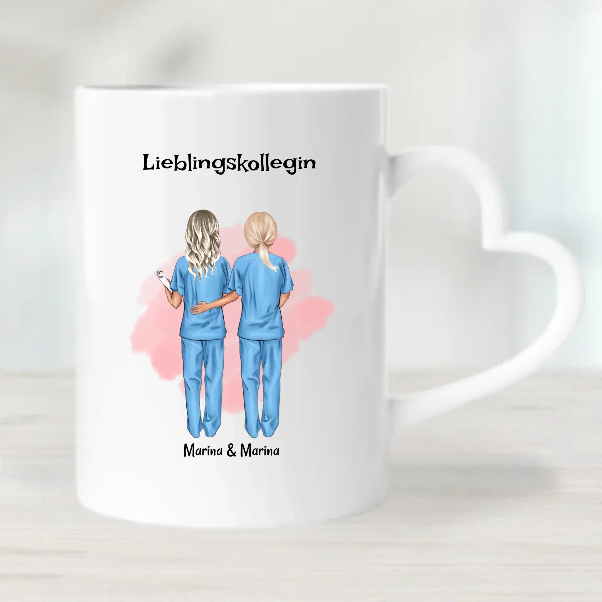Kollegin Krankenschwester Geschenk Tasse personalisiert - Cantty