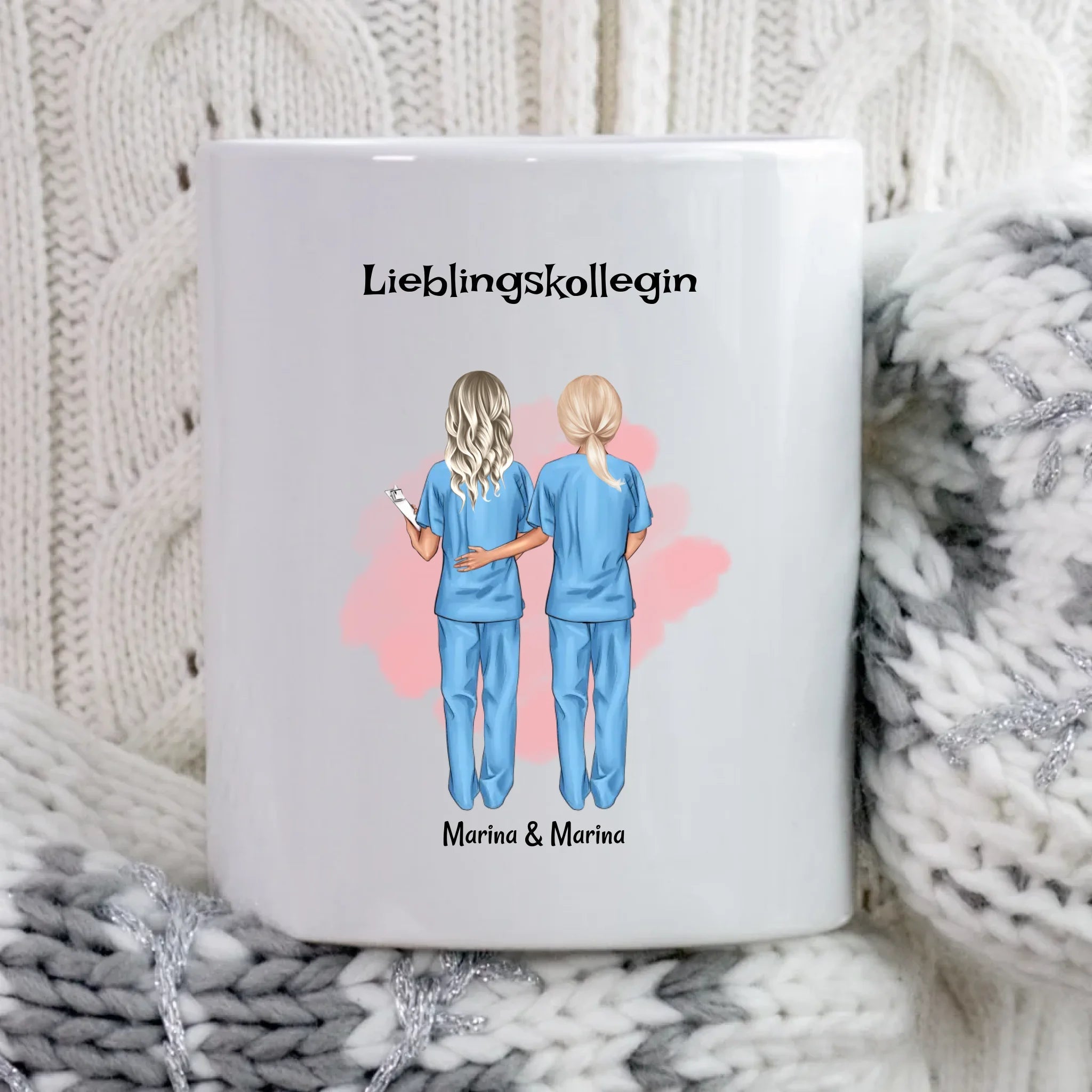 Kollegin Krankenschwester Geschenk Tasse personalisiert - Cantty
