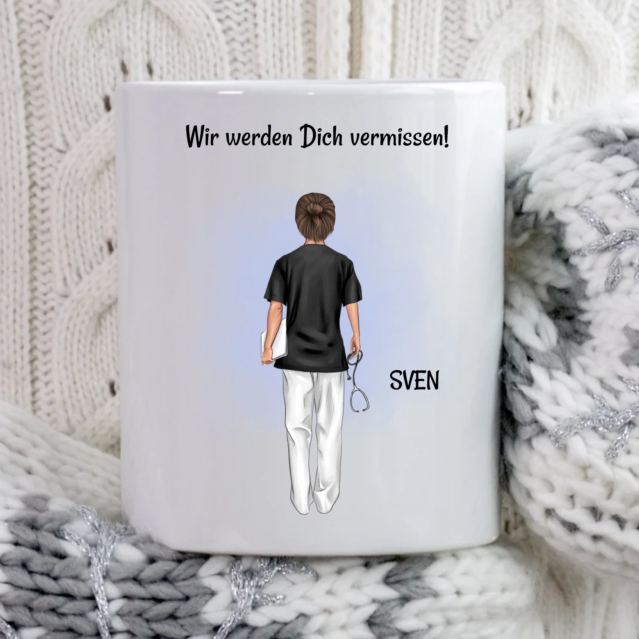 Krankenpfleger Abschied Tasse Geschenk personalisiert - Cantty