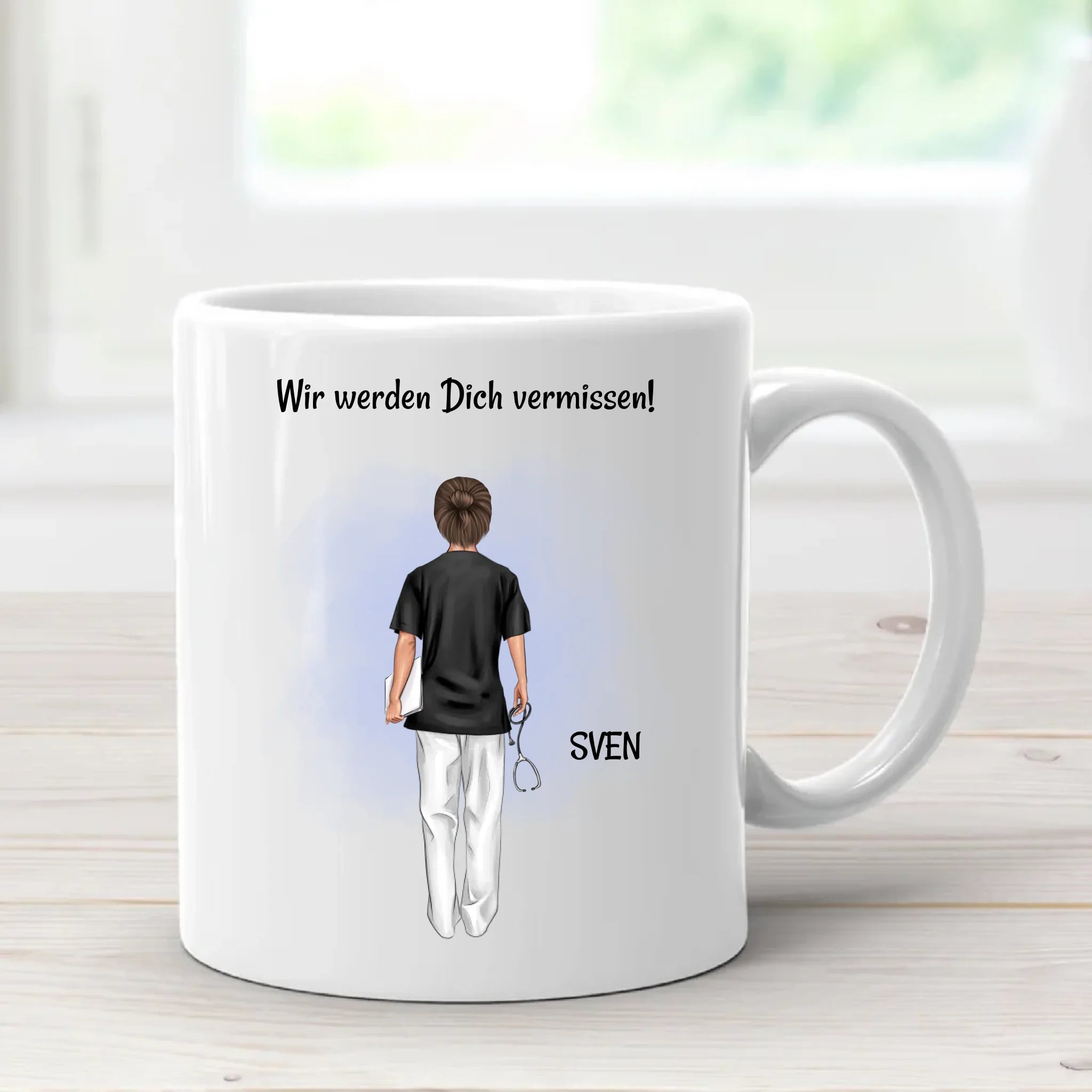 Krankenpfleger Abschied Tasse Geschenk personalisiert - Cantty