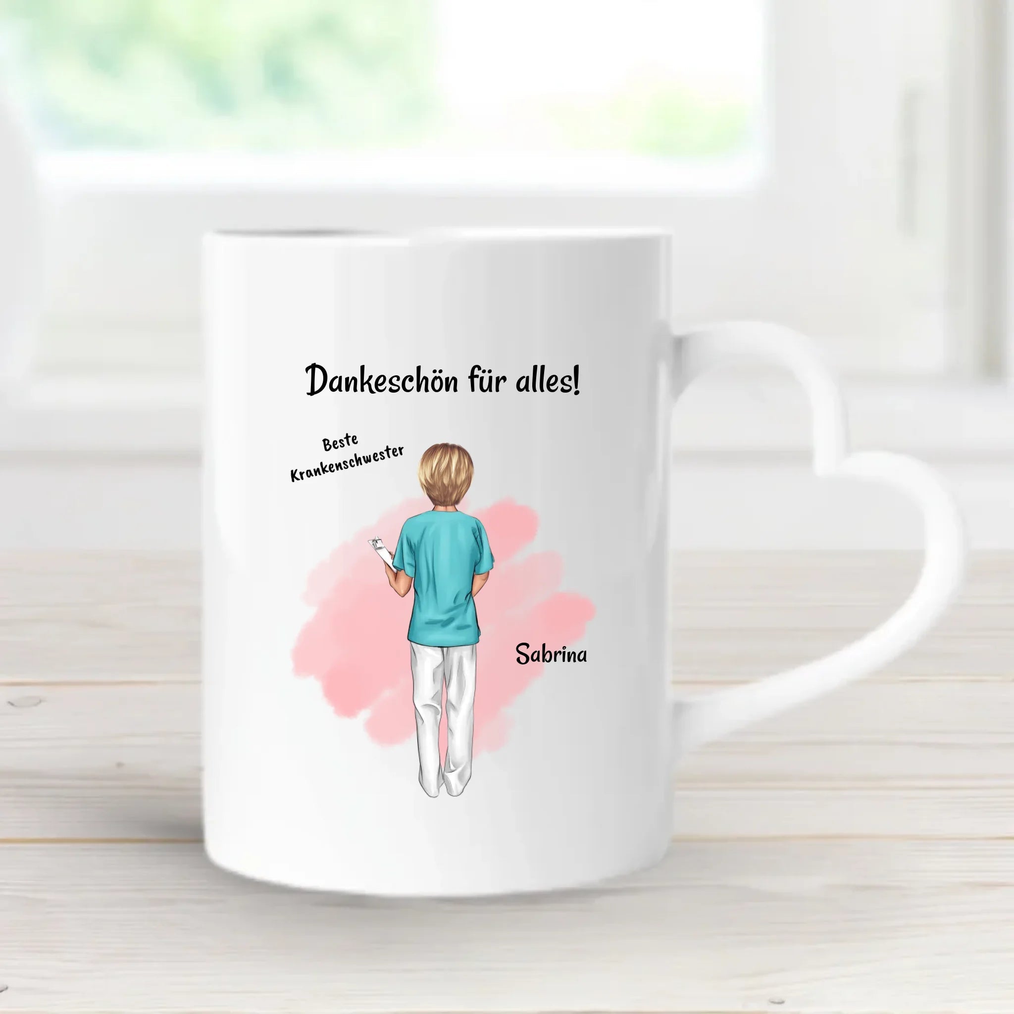 Krankenschwester Dankeschön Geschenk Tasse - Cantty