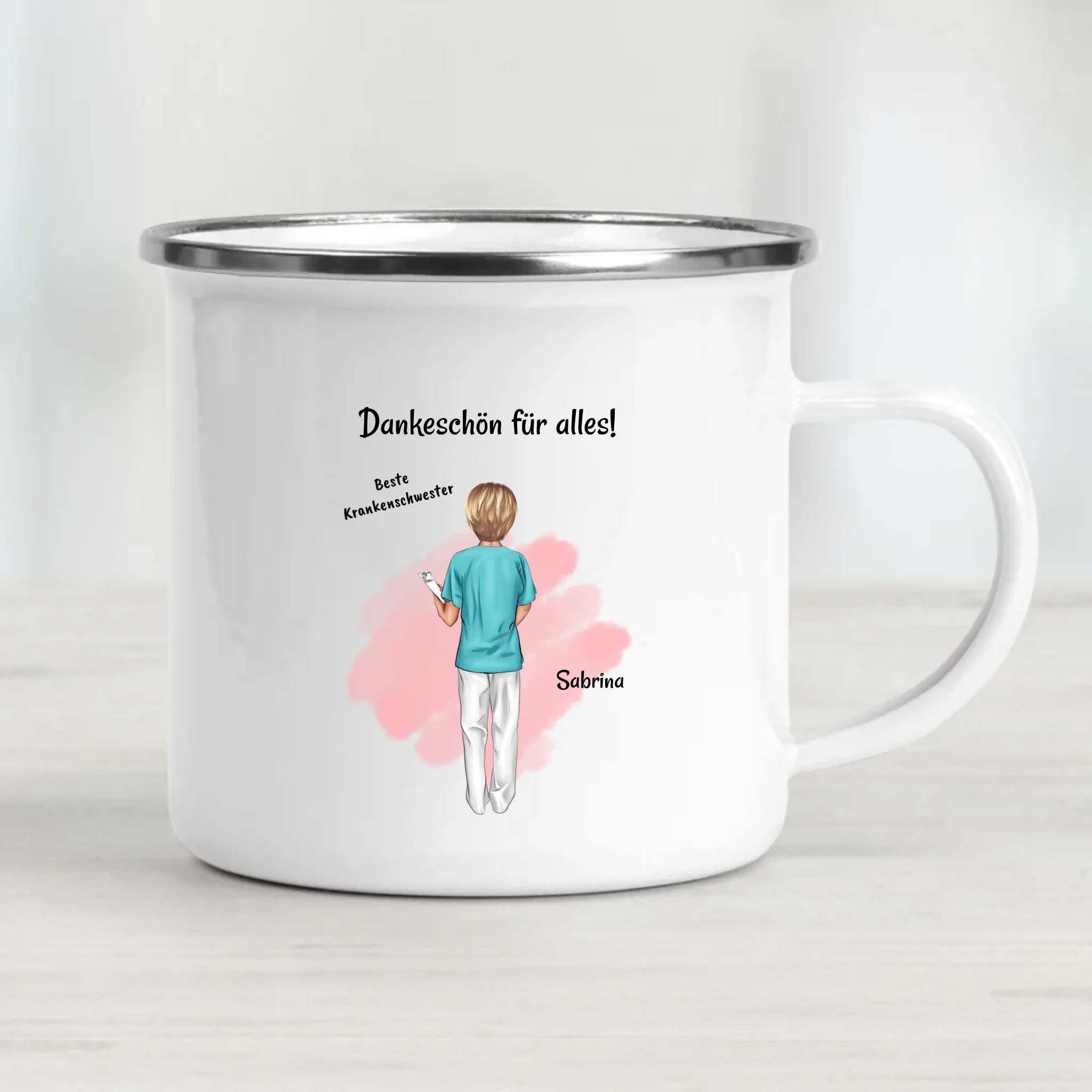 Krankenschwester Dankeschön Geschenk Tasse - Cantty