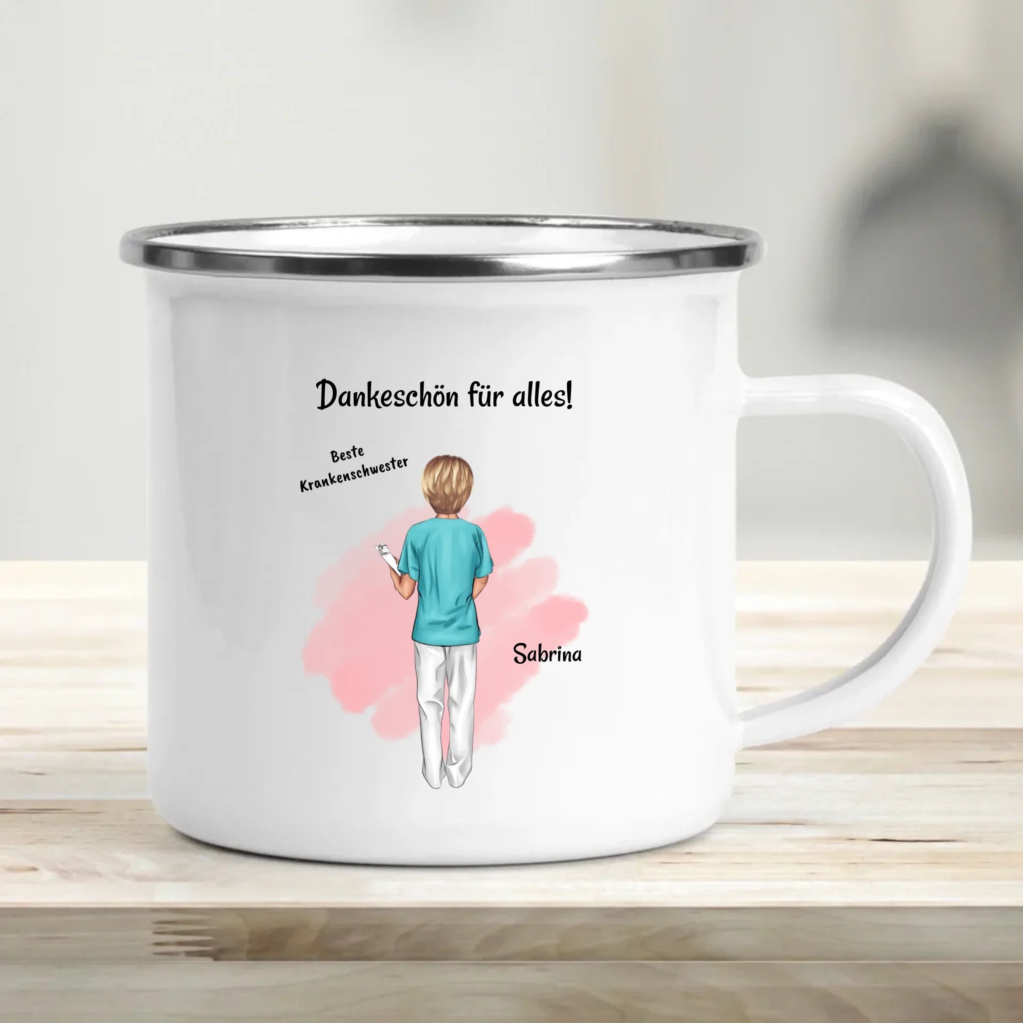 Krankenschwester Dankeschön Geschenk Tasse - Cantty