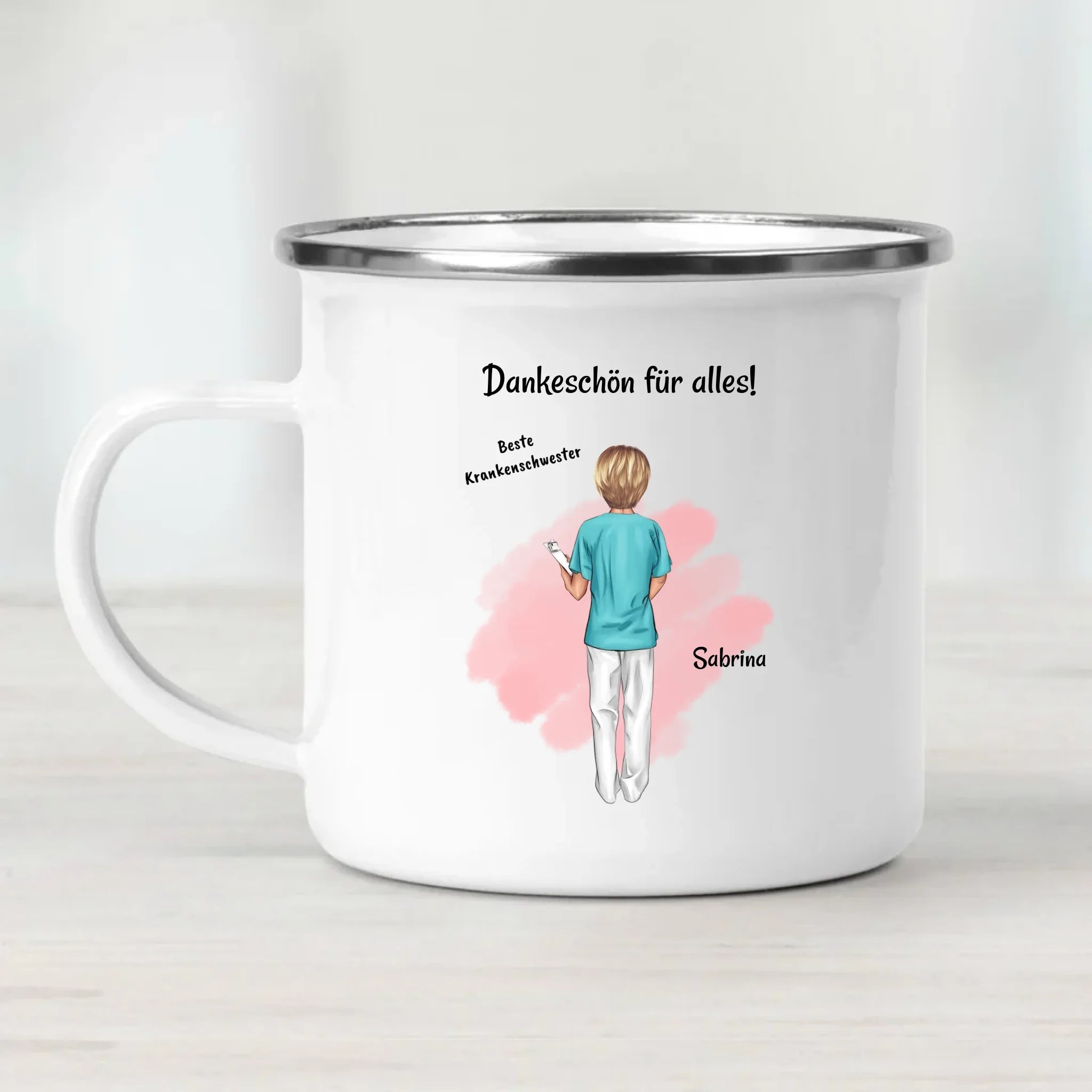 Krankenschwester Dankeschön Geschenk Tasse - Cantty