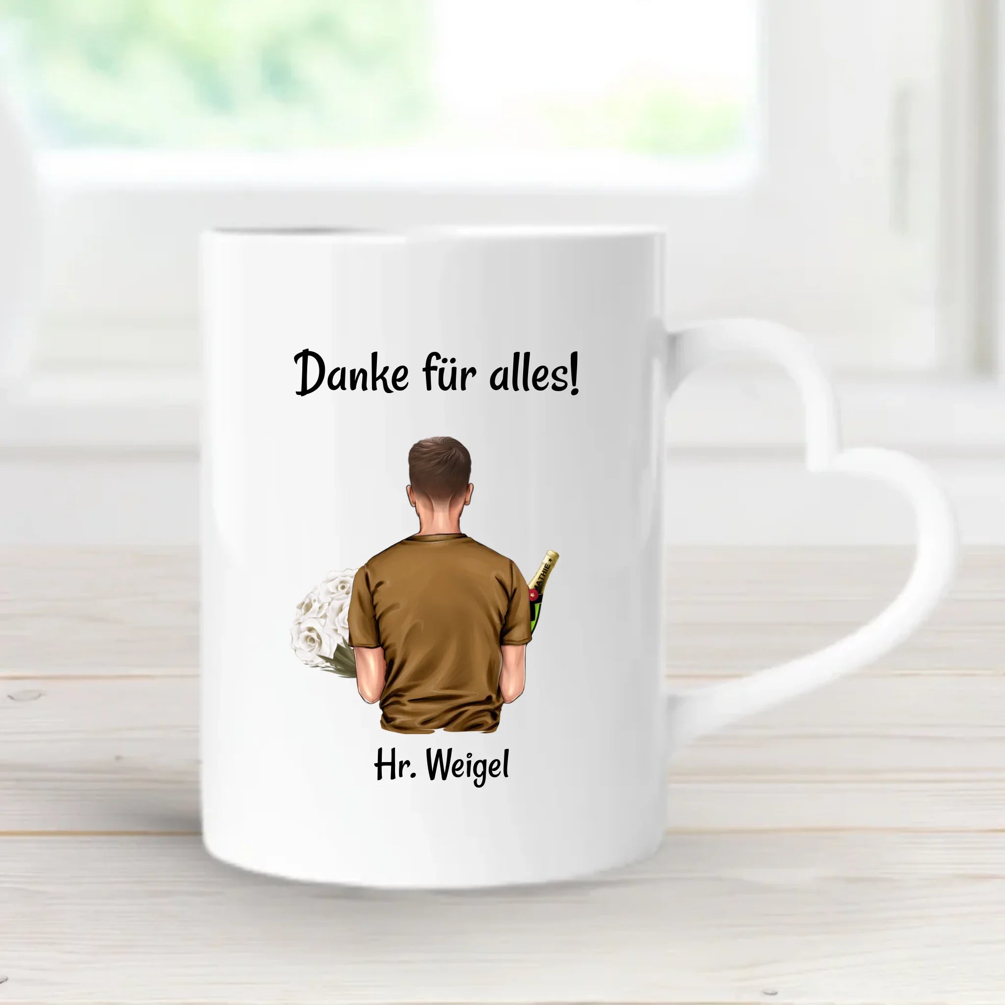 Lehrer Dankeschön Tasse Geschenk mit Name - Cantty