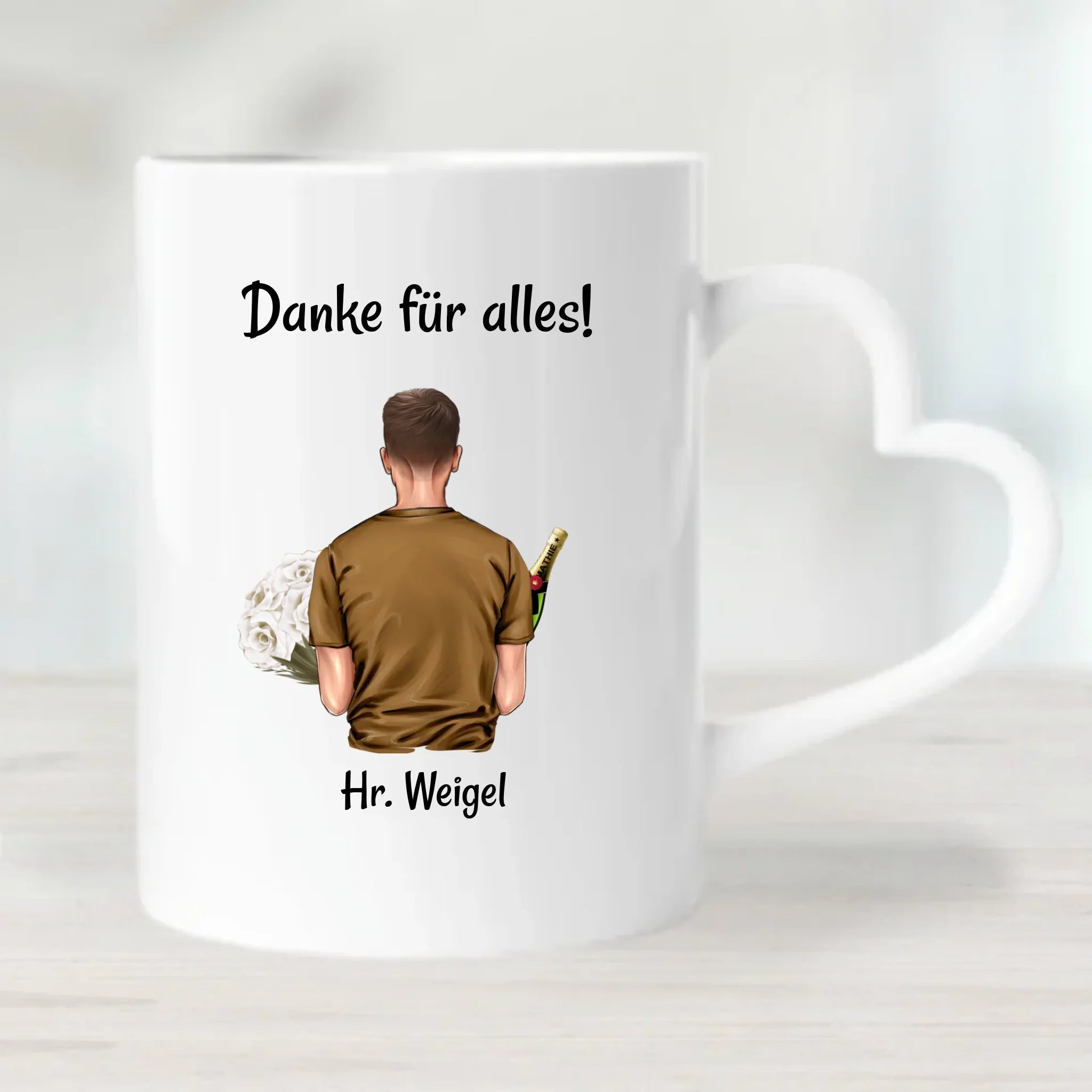 Lehrer Dankeschön Tasse Geschenk mit Name - Cantty