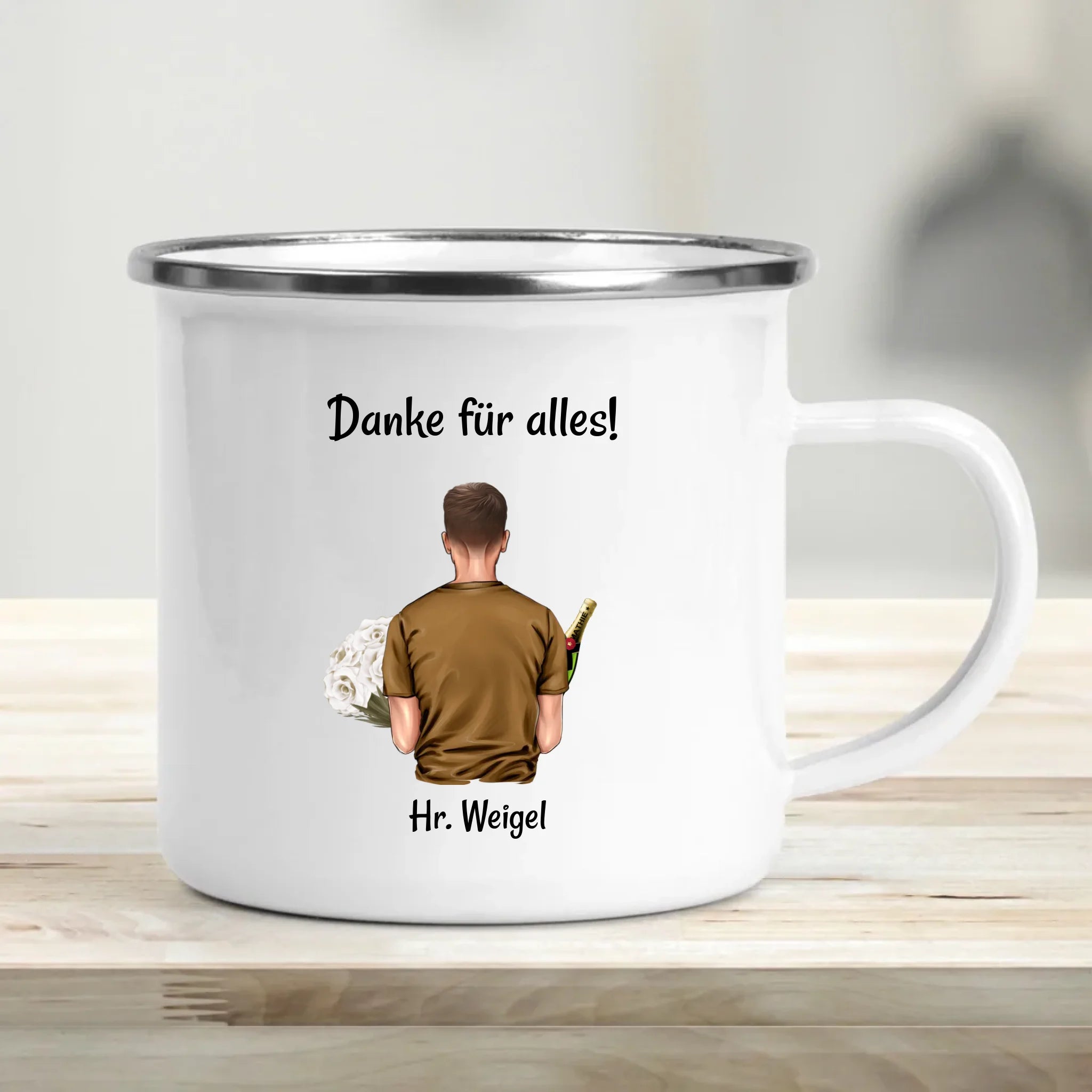 Lehrer Dankeschön Tasse Geschenk mit Name - Cantty