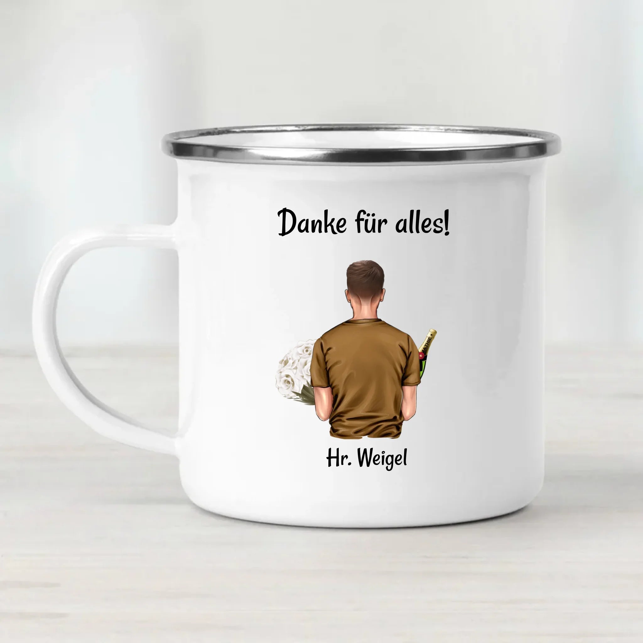 Lehrer Dankeschön Tasse Geschenk mit Name - Cantty