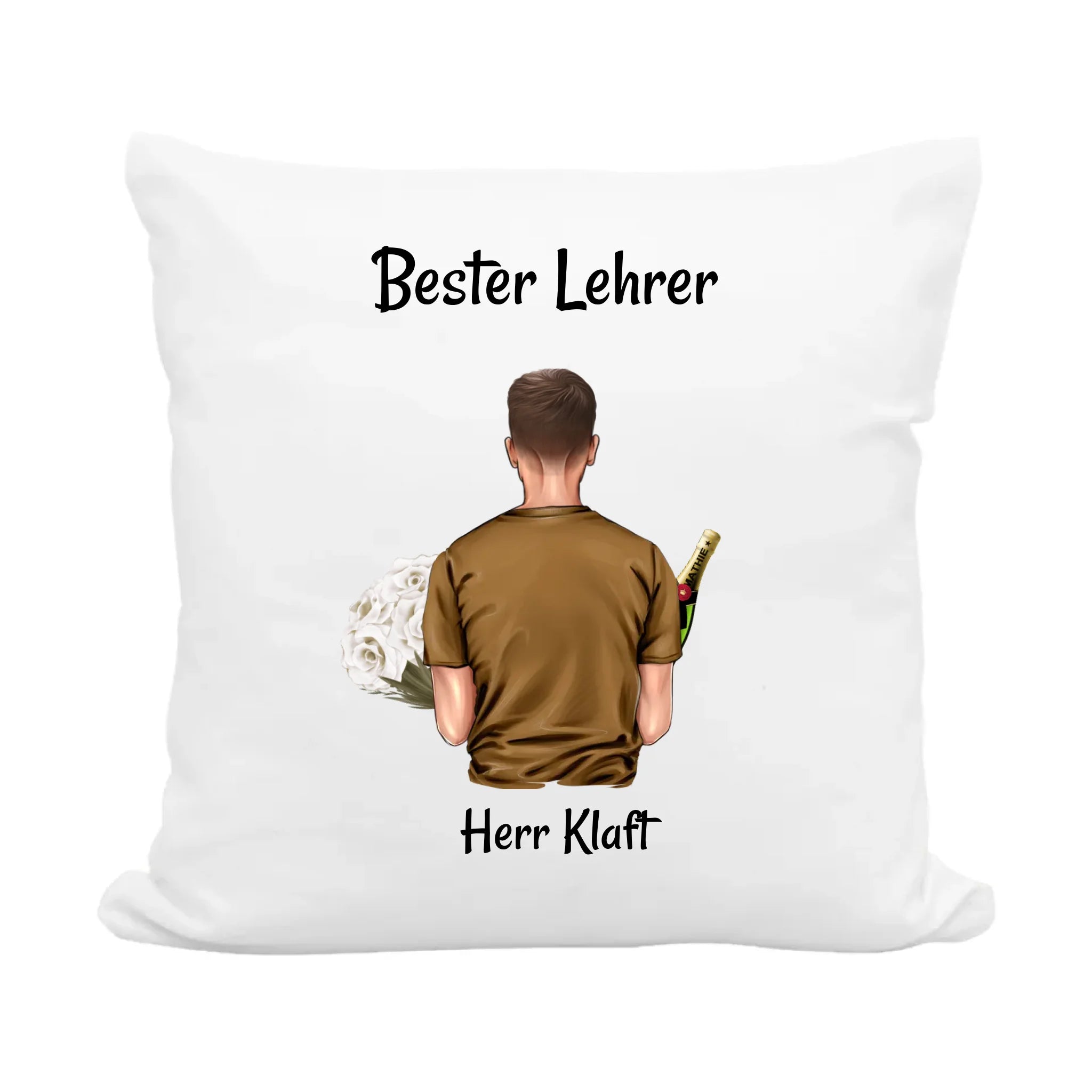 Lehrer Geburtstagsgeschenk Kissen personalisiert - Cantty