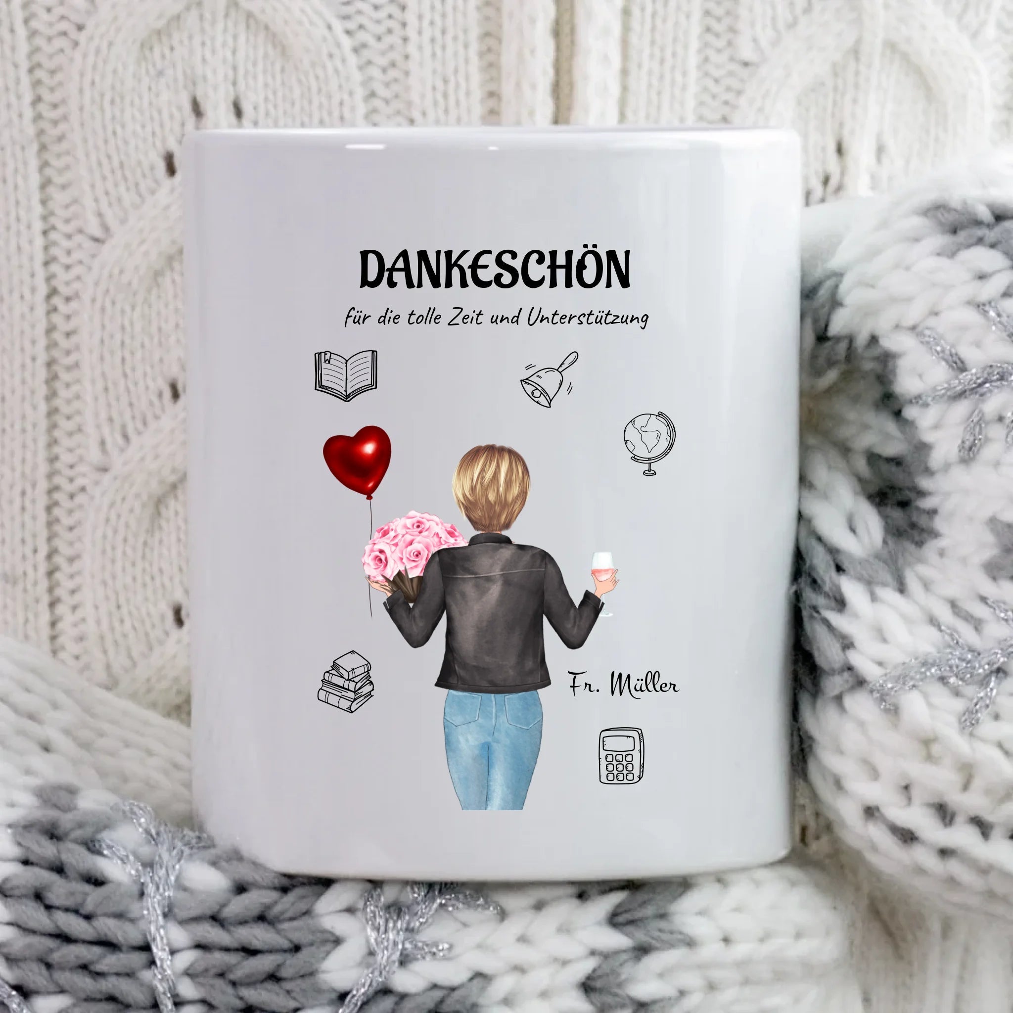 Lehrerin Erzieherin Tasse Geschenk personalisiert - Cantty