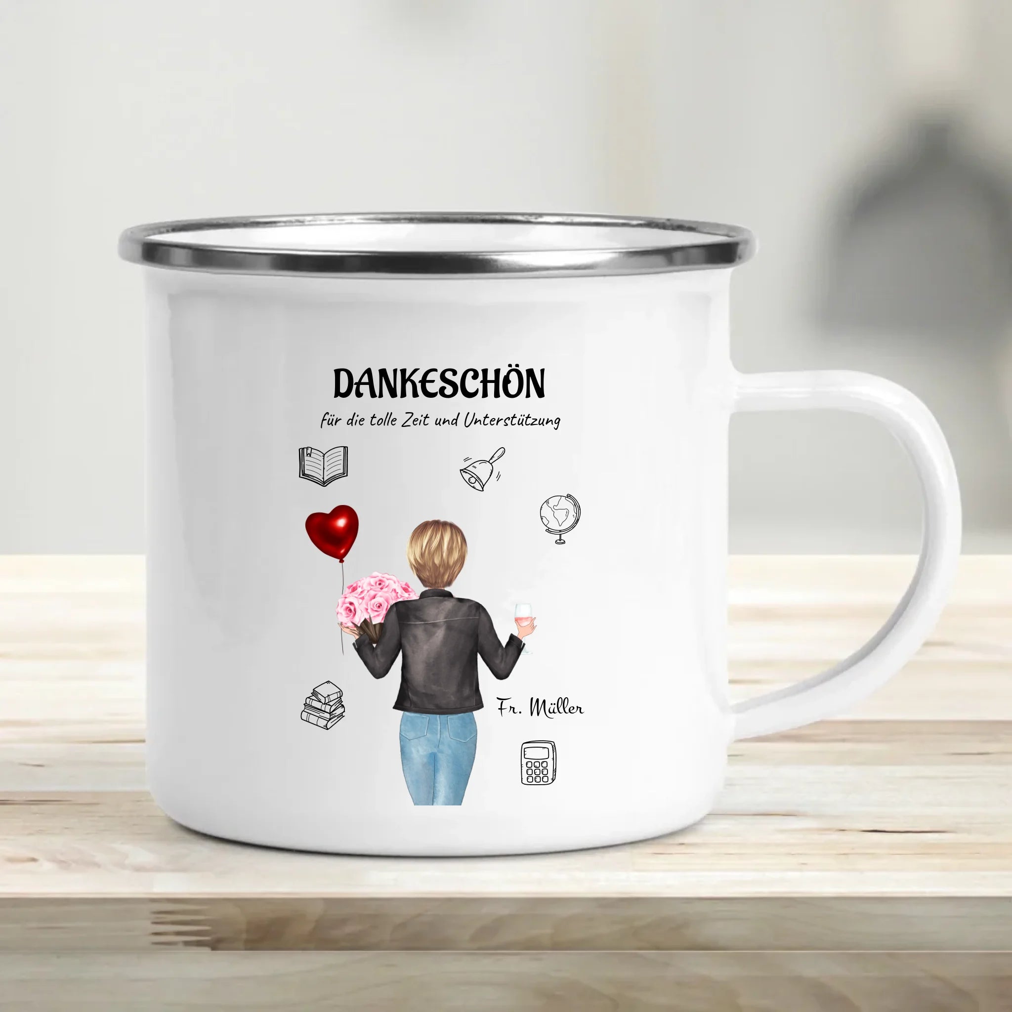 Lehrerin Erzieherin Tasse Geschenk personalisiert - Cantty