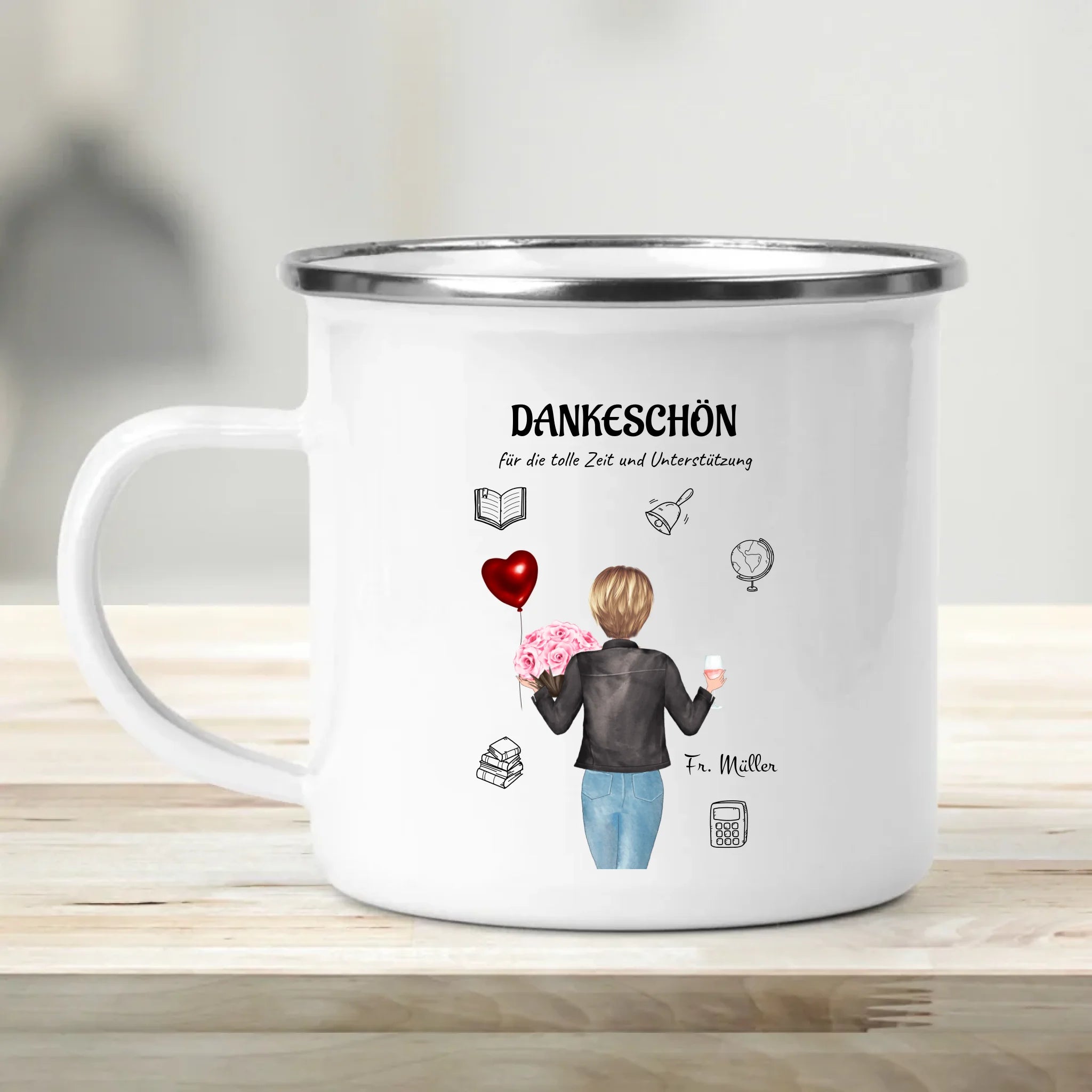 Lehrerin Erzieherin Tasse Geschenk personalisiert - Cantty