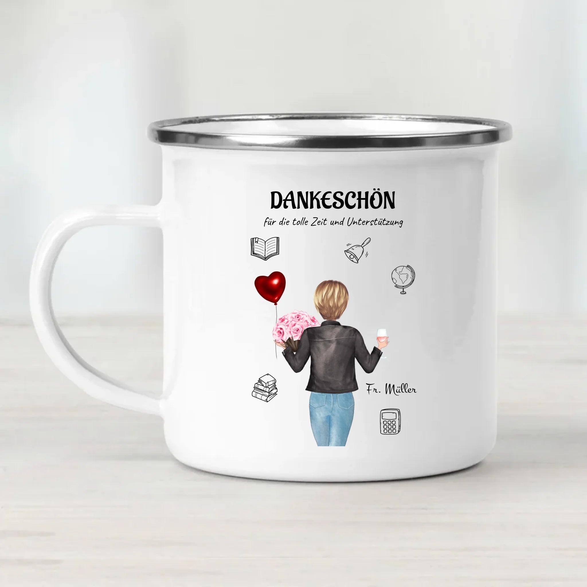 Lehrerin Erzieherin Tasse Geschenk personalisiert - Cantty