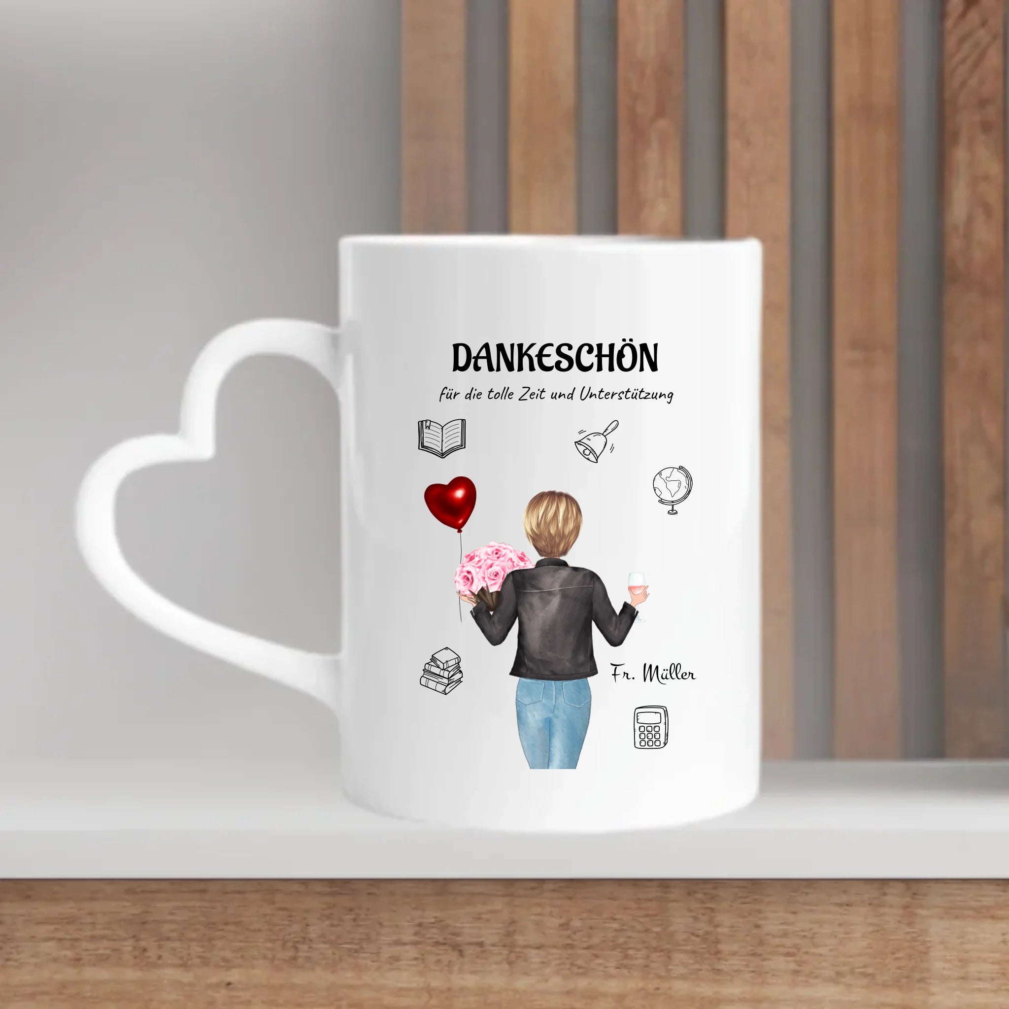 Lehrerin Erzieherin Tasse Geschenk personalisiert - Cantty