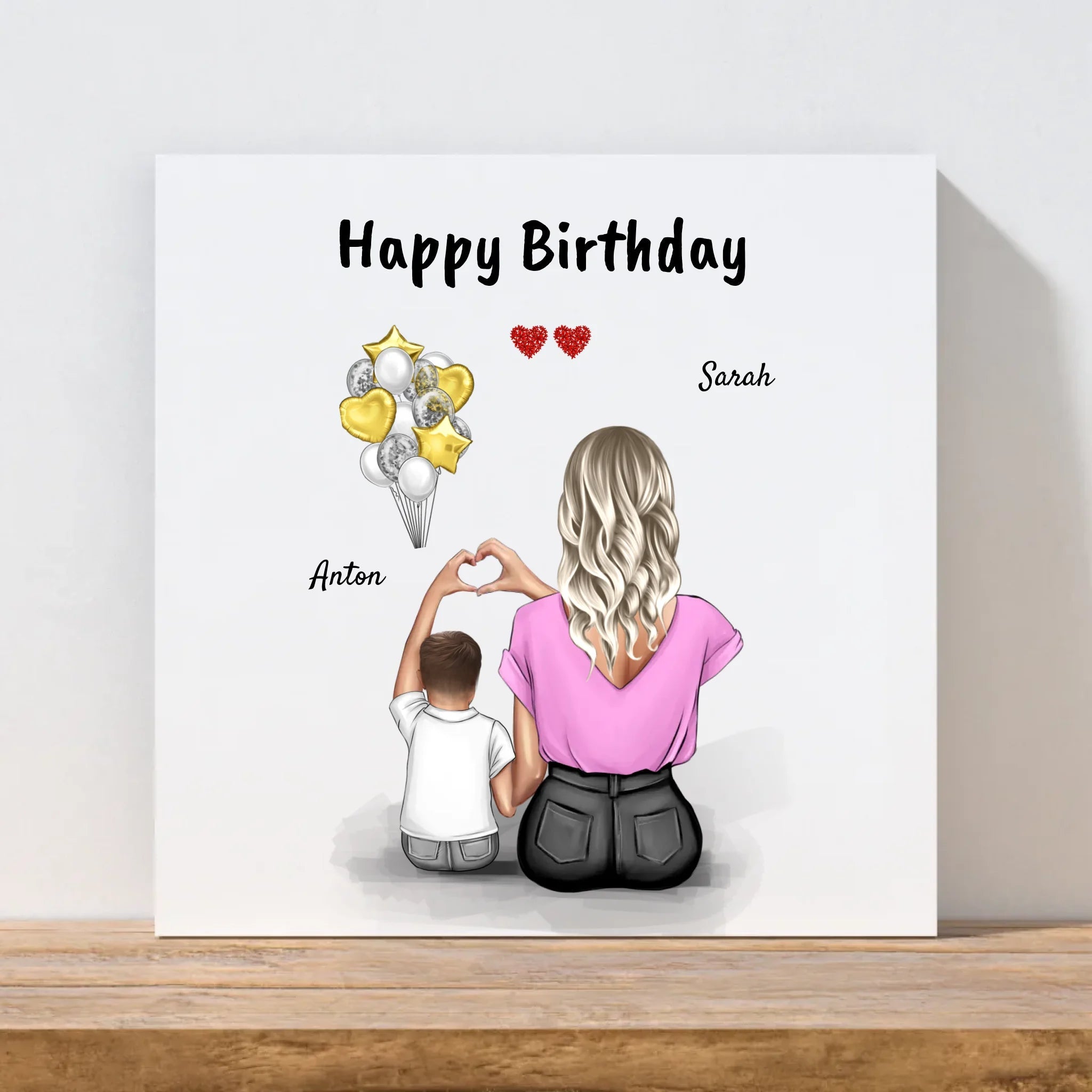 Leinwandbild Geschenkidee Patentante für kleinen Jungen - Cantty