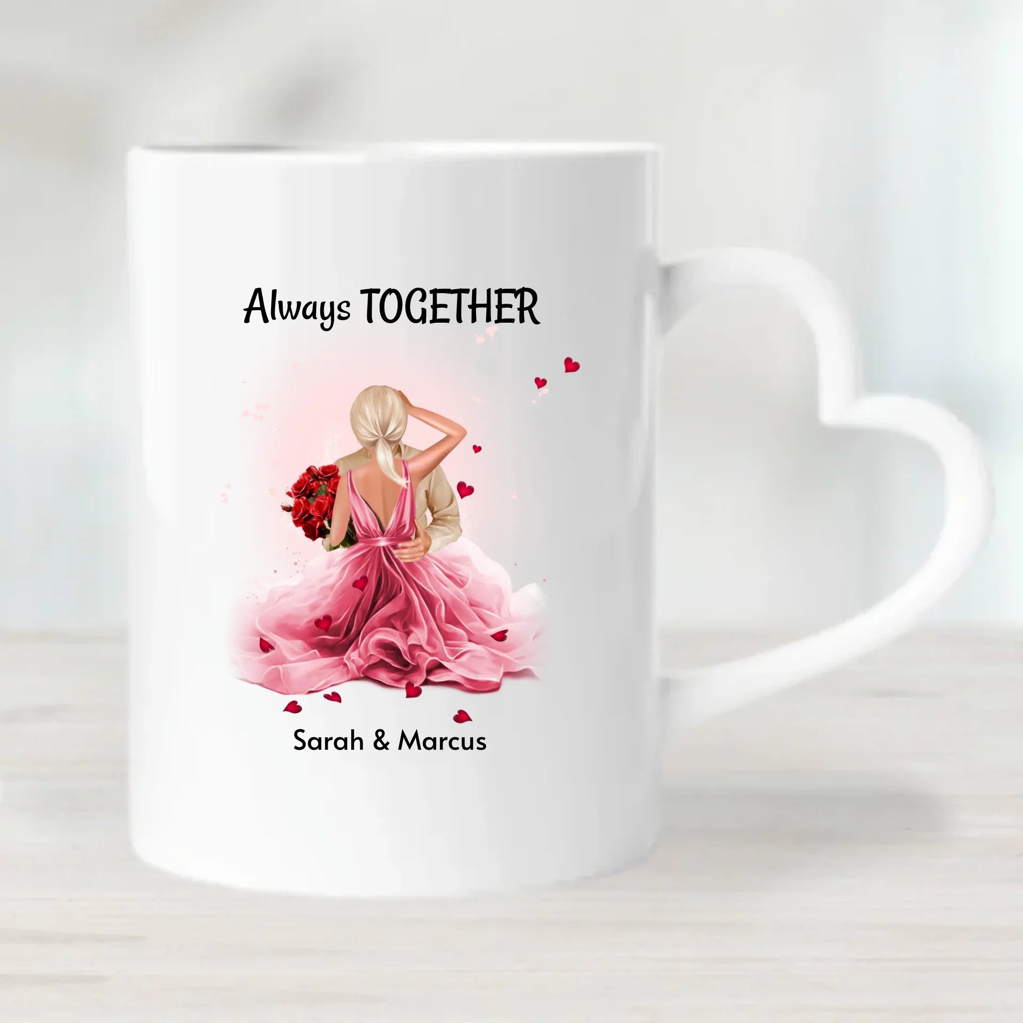 Liebespaar Tasse Geschenk personalisiert - Cantty