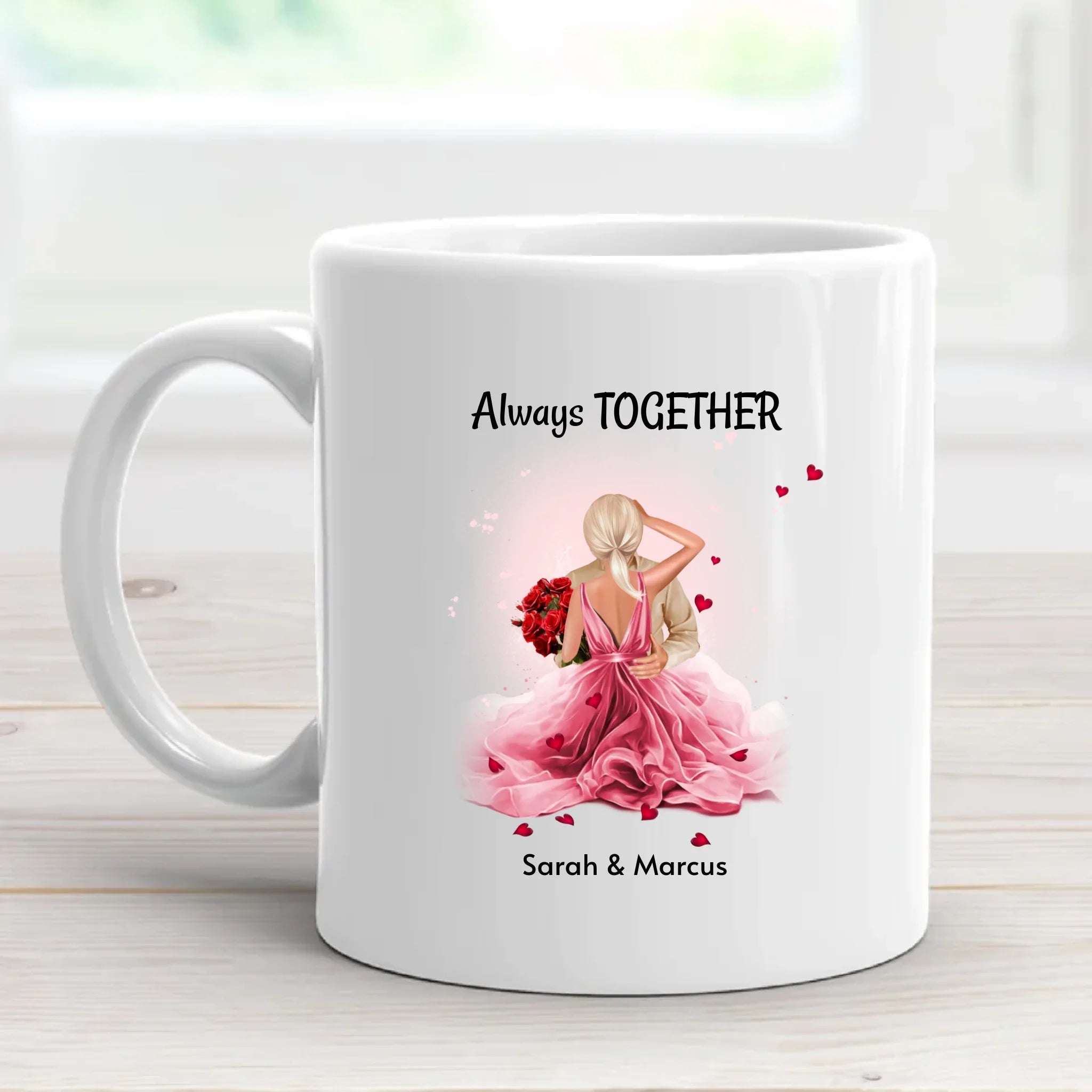 Liebespaar Tasse Geschenk personalisiert - Cantty