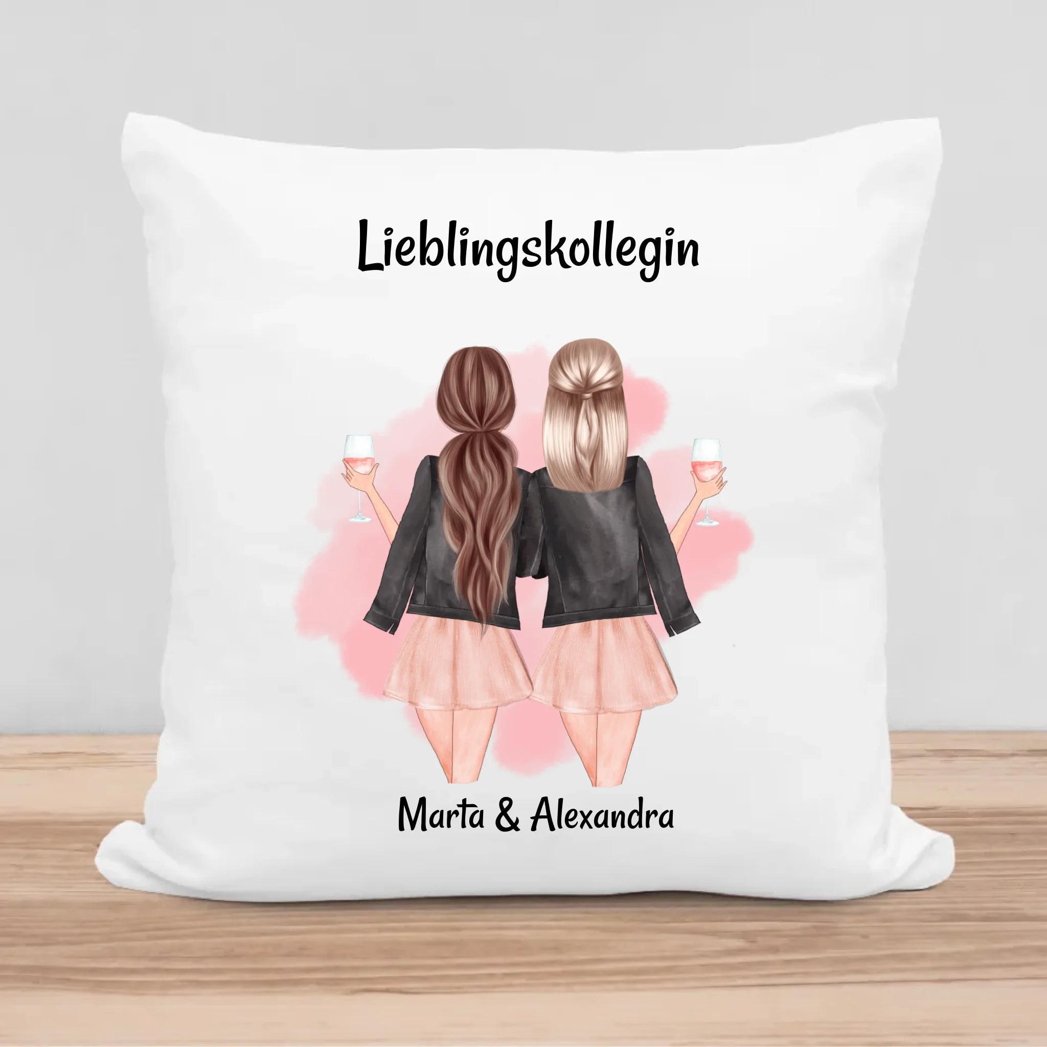 Lieblingskollegin Geschenk Kissen personalisiert mit Bild - Cantty
