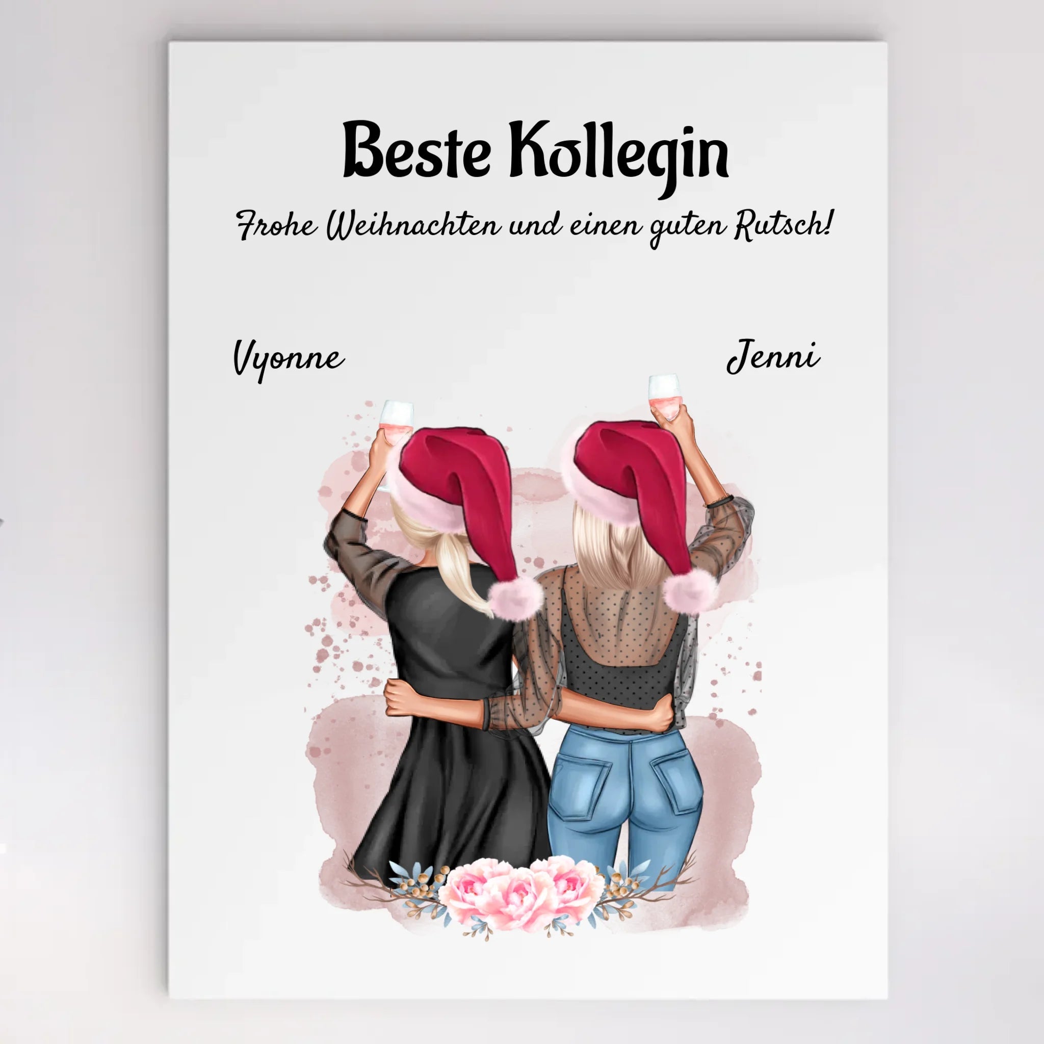 Lieblingskollegin Geschenk zu Weihnachten Acrylglas Bild - Cantty