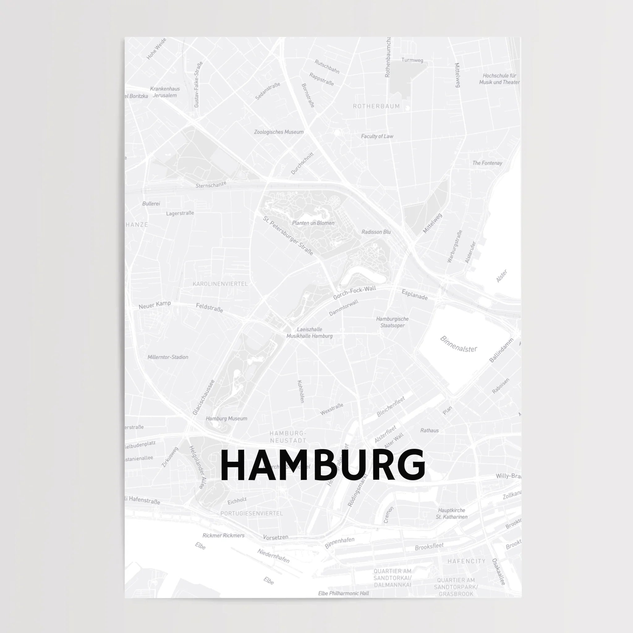 Lieblingsstadt Stadtkarte Koordinatenposter personalisiert gestalten - Cantty