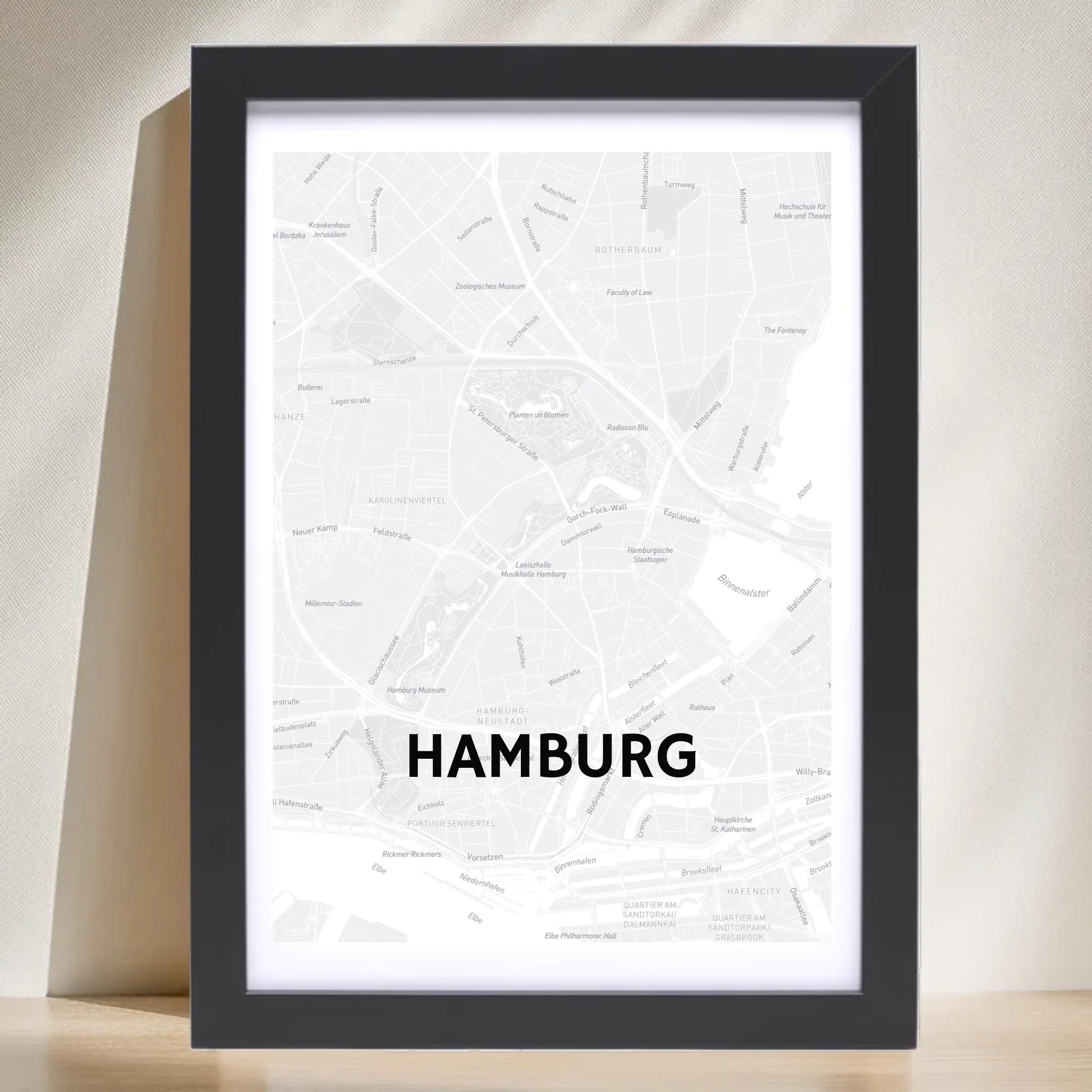 Lieblingsstadt Stadtkarte Koordinatenposter personalisiert gestalten - Cantty