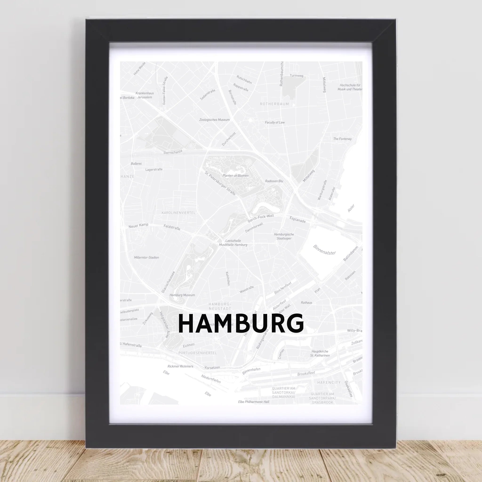 Lieblingsstadt Stadtkarte Koordinatenposter personalisiert gestalten - Cantty