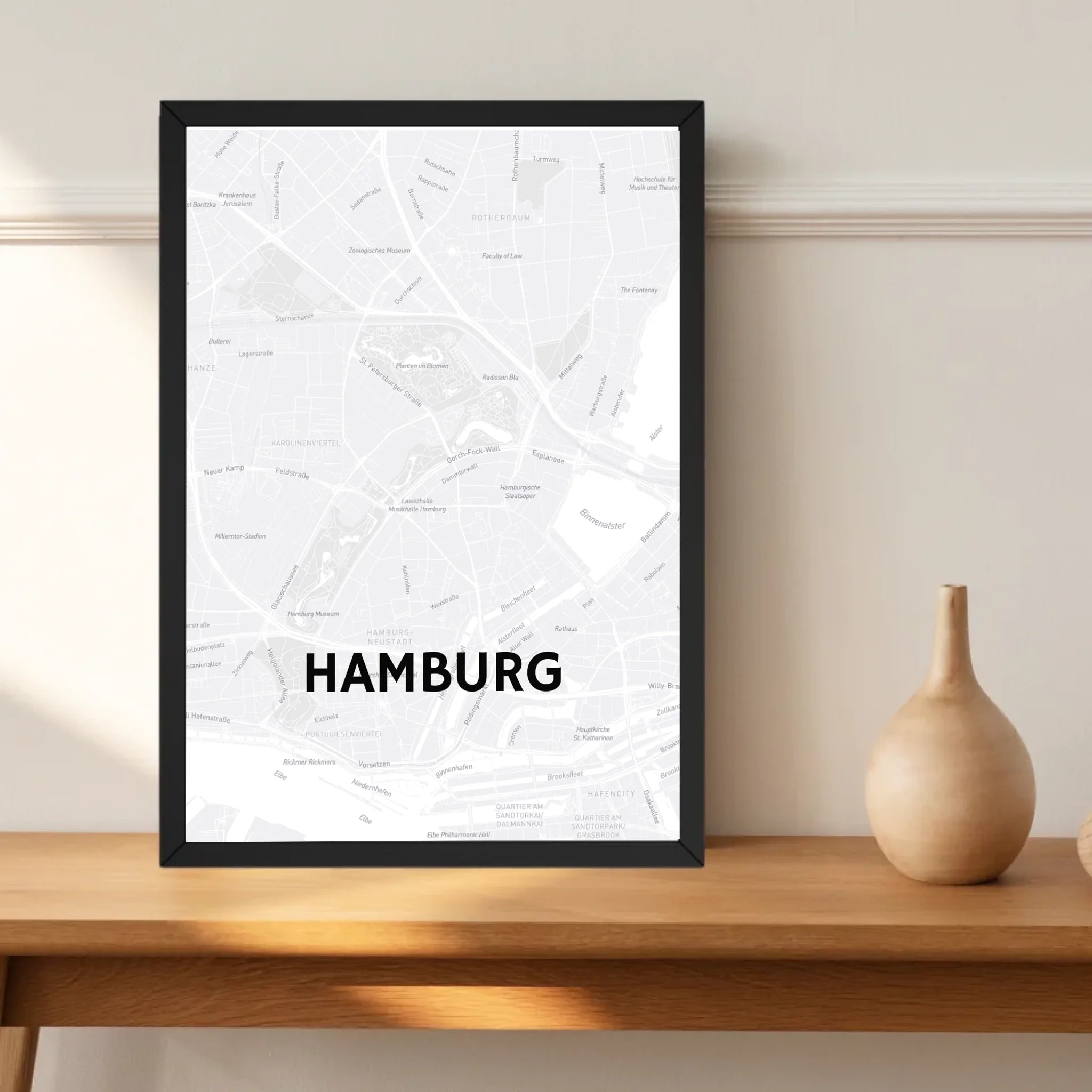 Lieblingsstadt Stadtkarte Koordinatenposter personalisiert gestalten - Cantty