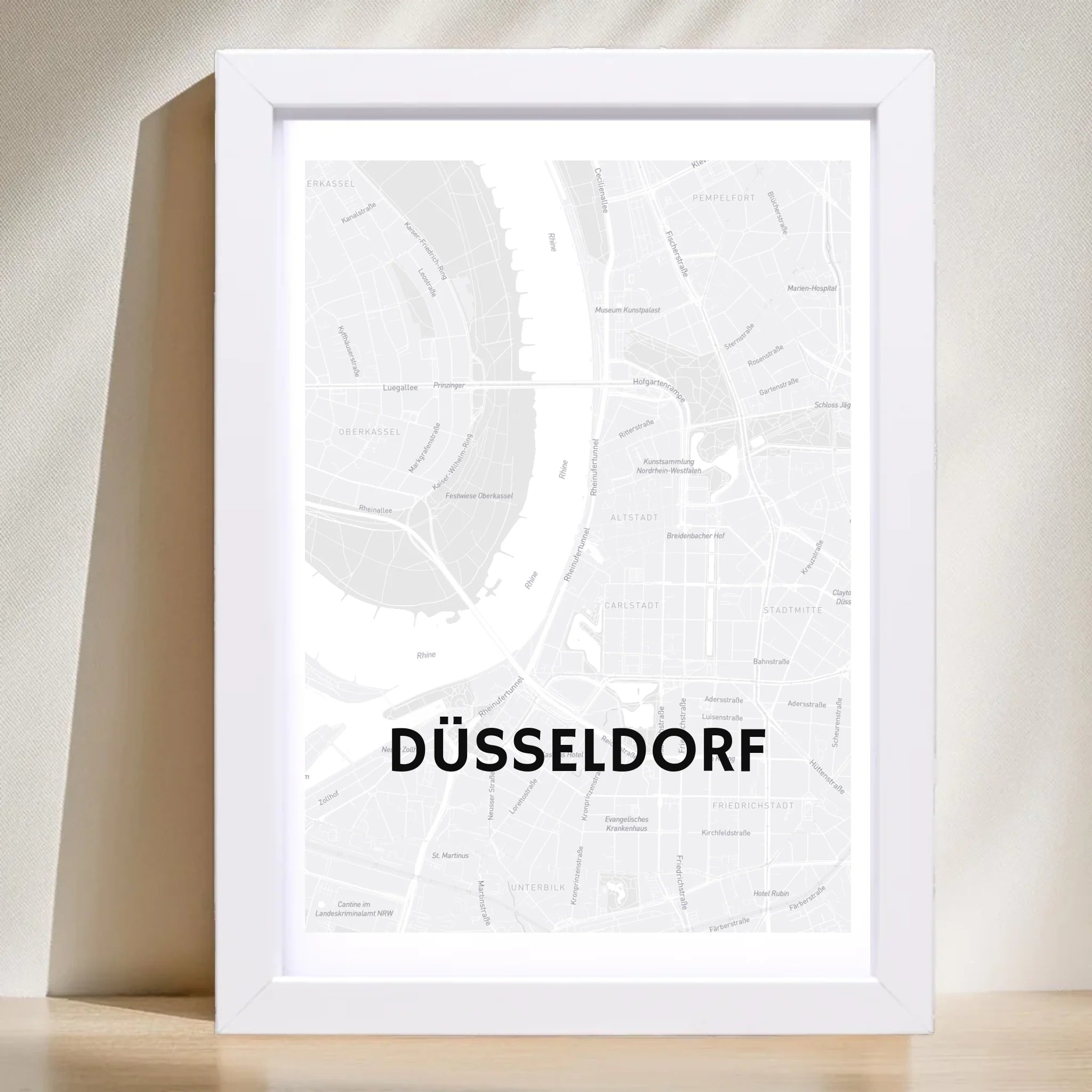 Lieblingsstadt Stadtkarte Poster mit Koordinaten personalisiert - Cantty