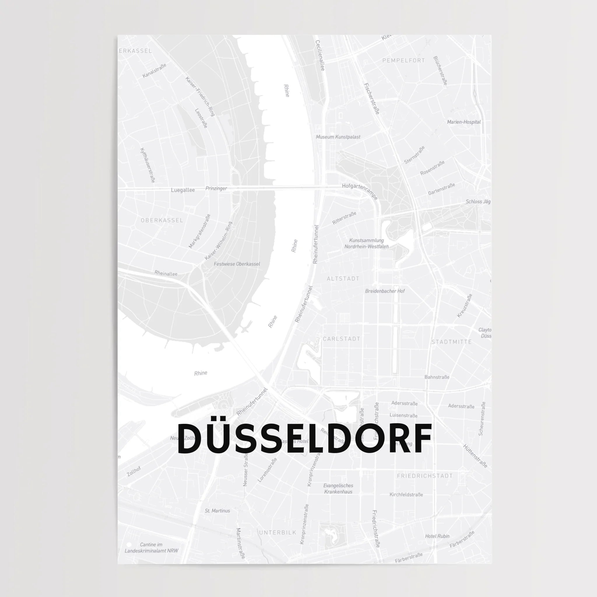 Lieblingsstadt Stadtkarte Poster mit Koordinaten personalisiert - Cantty